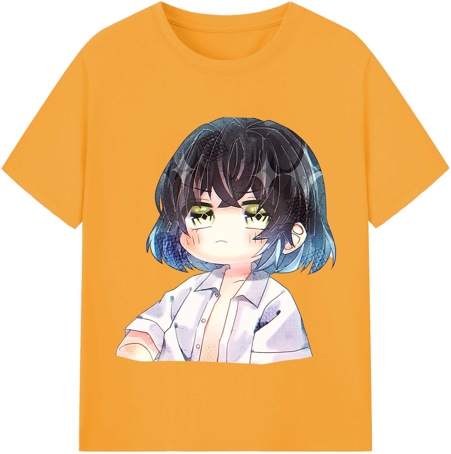 （画像用） 鬼滅の刃（きめつのやいば）嘴平 伊之助／はしびら いのすけ Hashibira Inosuke レディースカジュアルプリントTシャツ（綿100％）