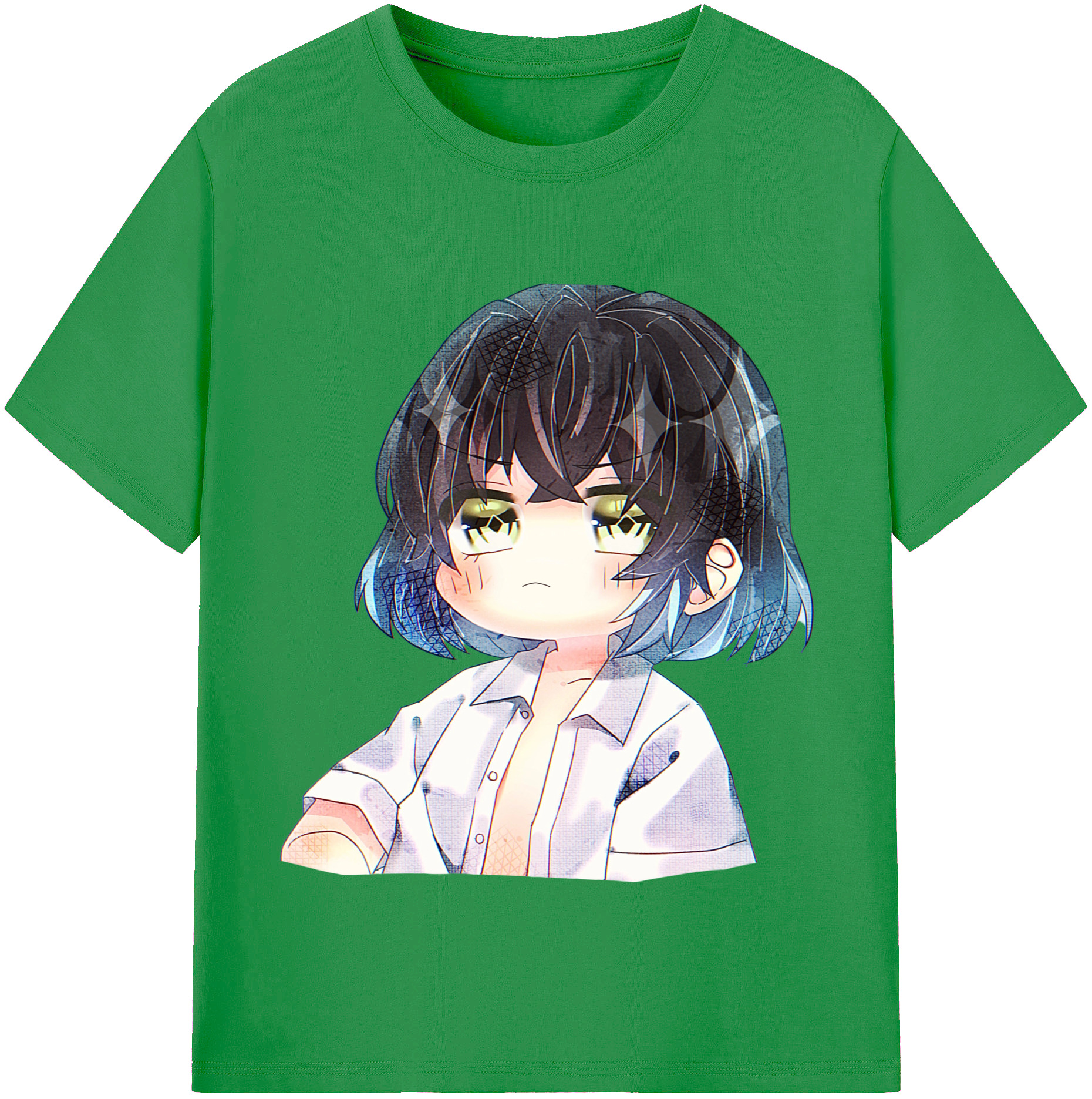 （画像用） 鬼滅の刃（きめつのやいば）嘴平 伊之助／はしびら いのすけ Hashibira Inosuke レディースカジュアルプリントTシャツ（綿100％）
