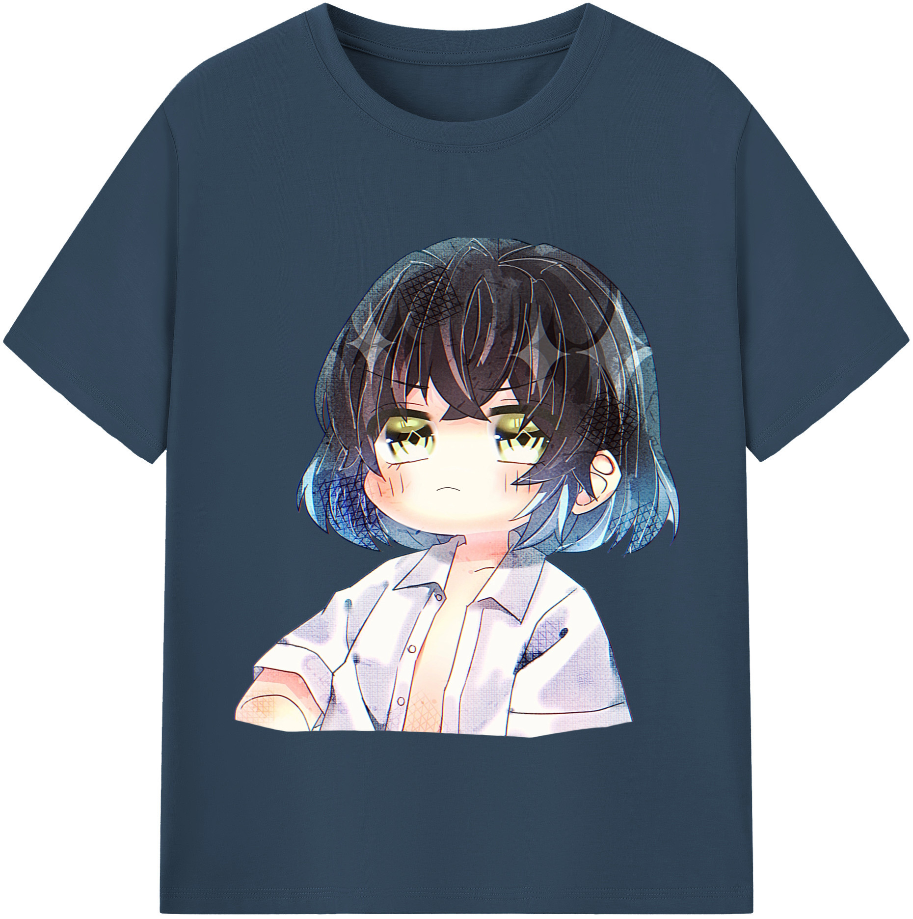 （画像用） 鬼滅の刃（きめつのやいば）嘴平 伊之助／はしびら いのすけ Hashibira Inosuke レディースカジュアルプリントTシャツ（綿100％）