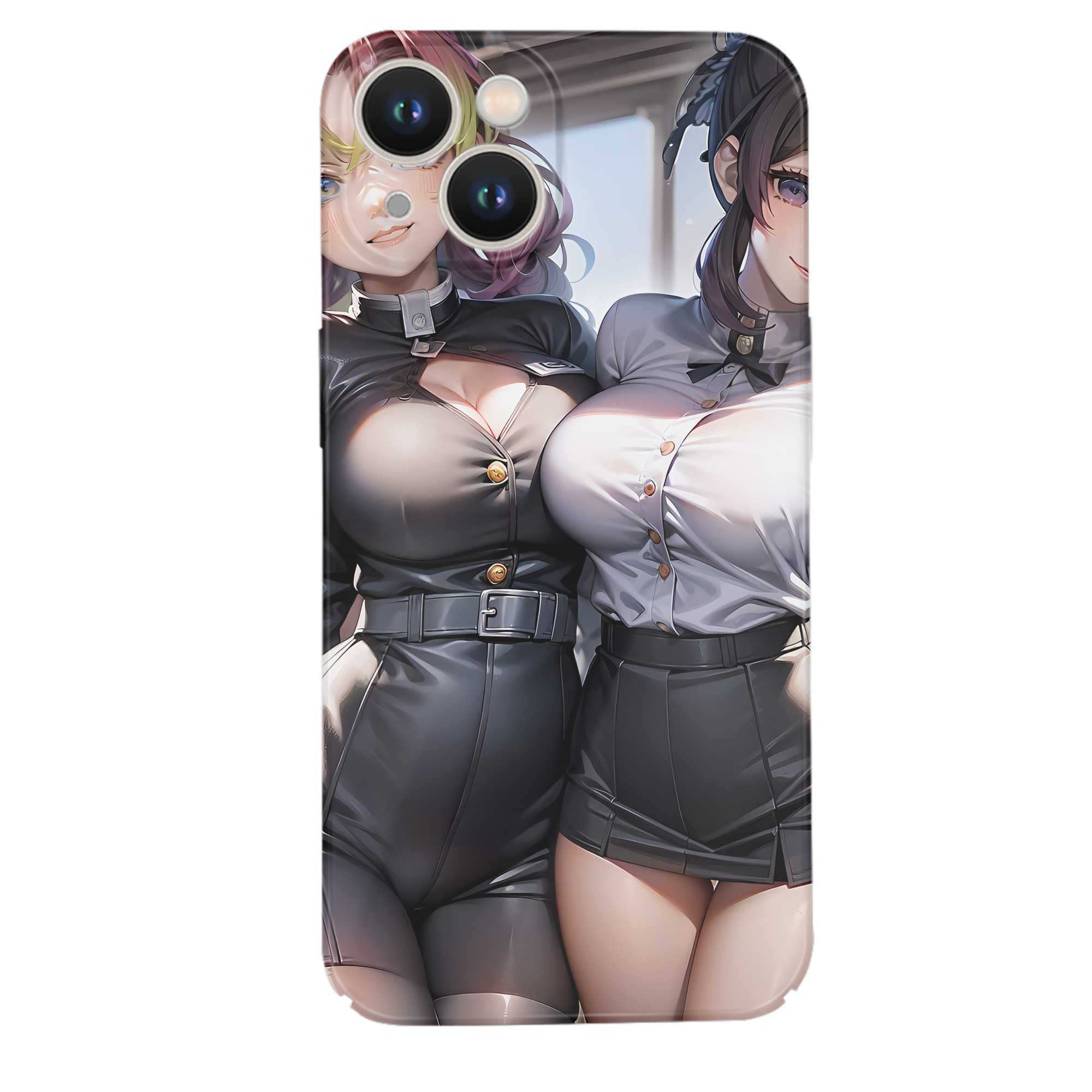 （画像用） 鬼滅の刃（きめつのやいば）蟲柱-胡蝶 しのぶ／こちょう しのぶ Kochou Shinobu 【iPhone 14シリーズ対応】ハードケース