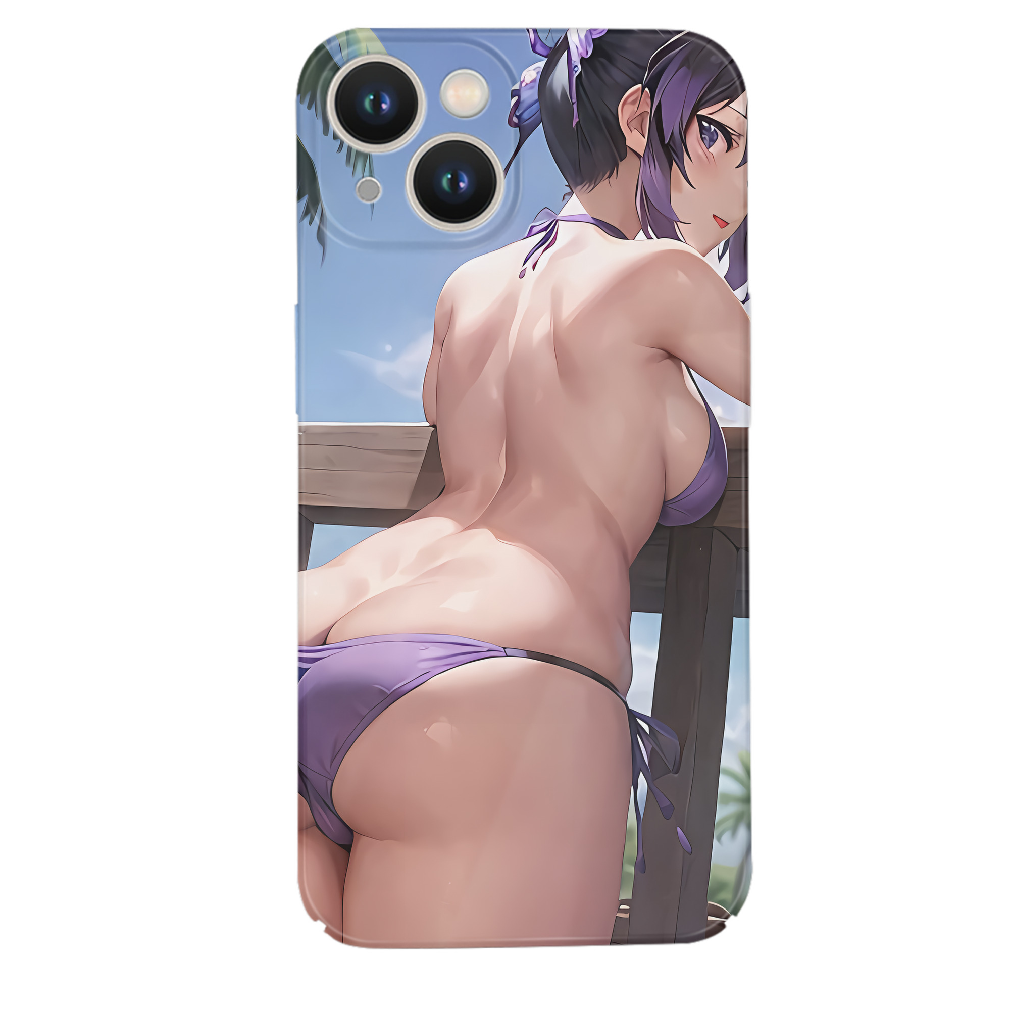 （画像用） 鬼滅の刃（きめつのやいば）蟲柱-胡蝶 しのぶ／こちょう しのぶ Kochou Shinobu 【iPhone 14シリーズ対応】ハードケース
