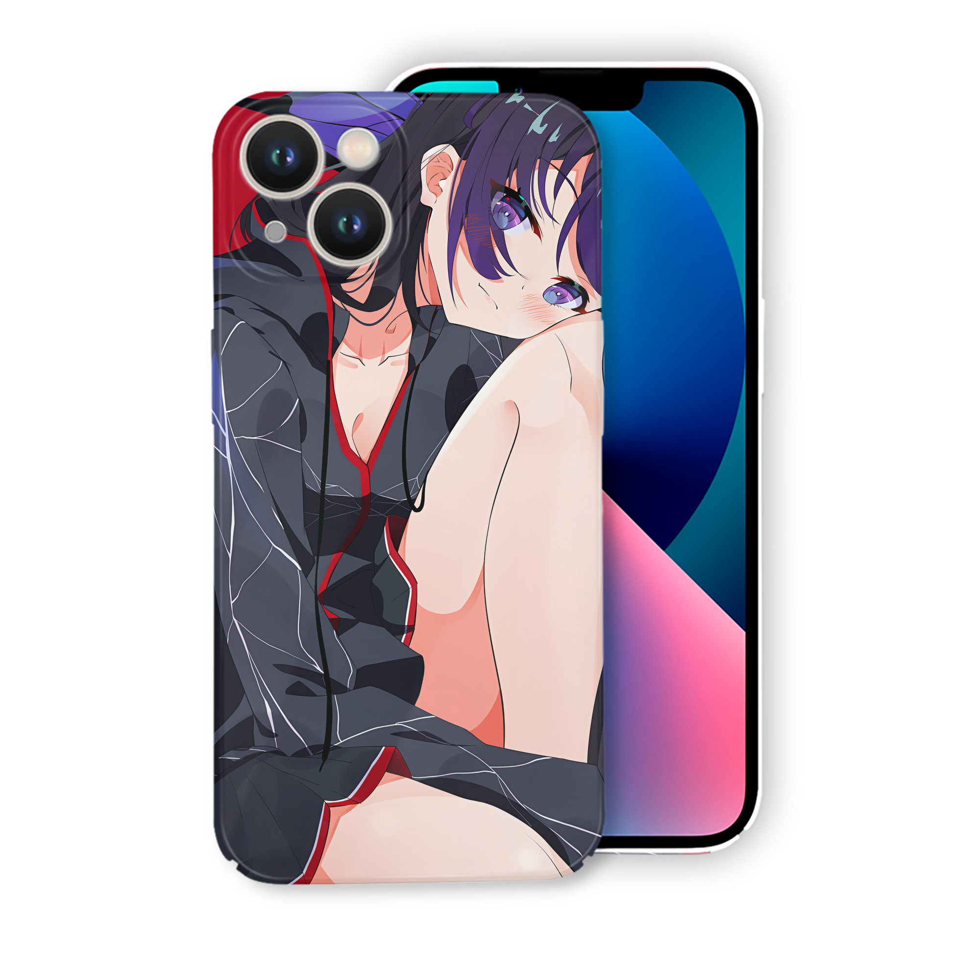 （画像用） 鬼滅の刃（きめつのやいば）蟲柱-胡蝶 しのぶ／こちょう しのぶ Kochou Shinobu 【iPhone 14シリーズ対応】ハードケース
