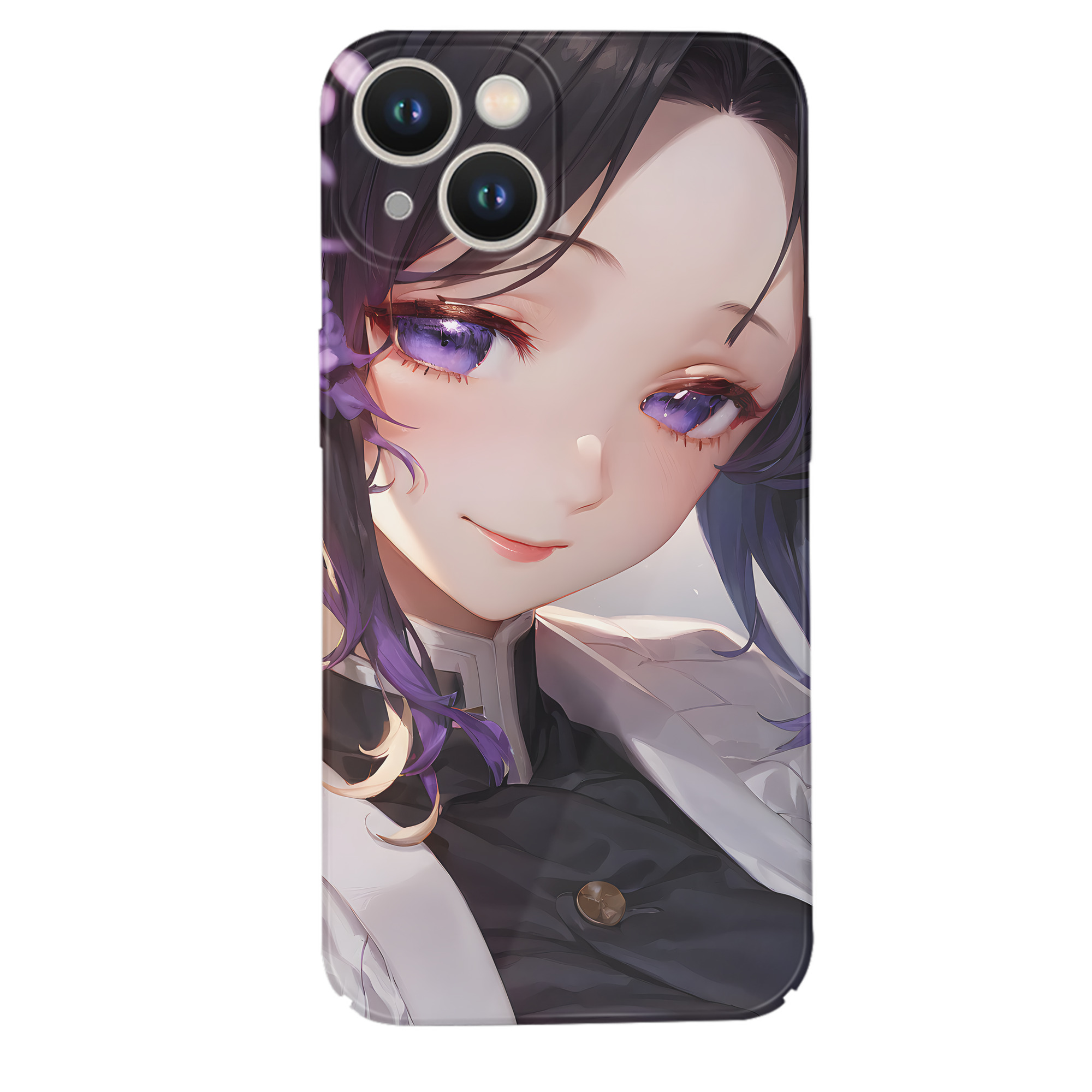 （画像用） 鬼滅の刃（きめつのやいば）蟲柱-胡蝶 しのぶ／こちょう しのぶ Kochou Shinobu 【iPhone 14シリーズ対応】ハードケース