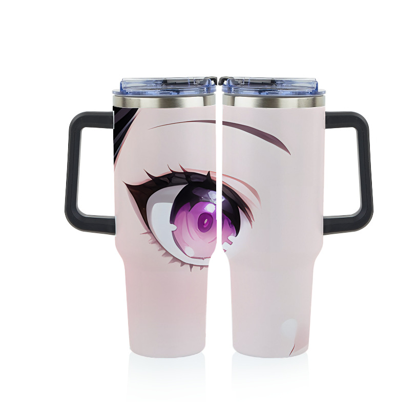 （画像用） 鬼滅の刃（きめつのやいば）竈門 禰󠄀豆子／かまど ねずこ Kamado Nezuko 1200ｍLフルプリント車用タンブラー