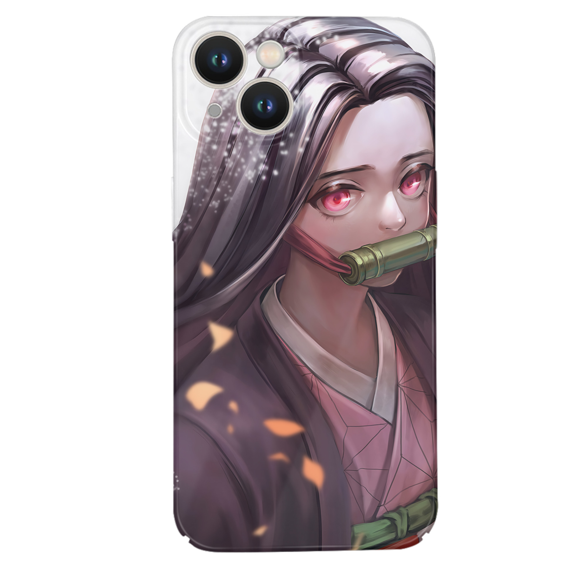 （画像用） 鬼滅の刃（きめつのやいば）竈門 禰󠄀豆子／かまど ねずこ Kamado Nezuko 【iPhone 14シリーズ対応】ハードケース