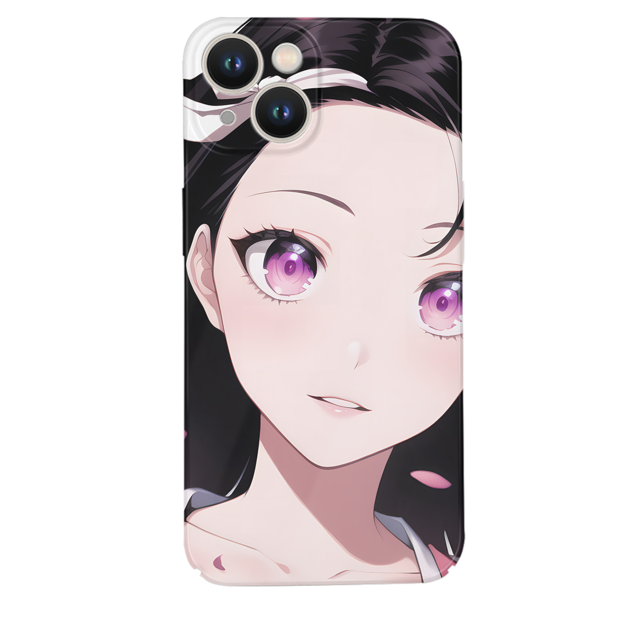 （画像用） 鬼滅の刃（きめつのやいば）竈門 禰󠄀豆子／かまど ねずこ Kamado Nezuko 【iPhone 14シリーズ対応】ハードケース