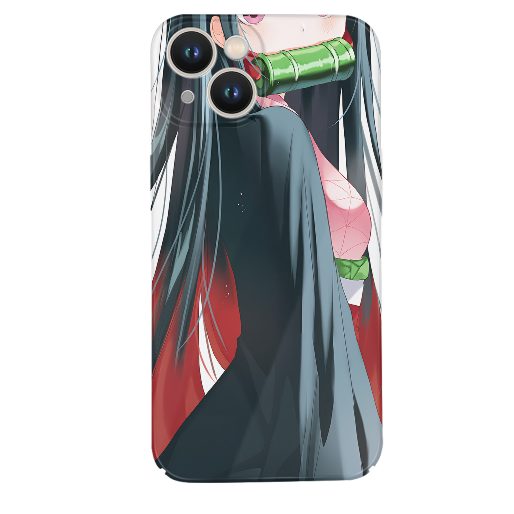 （画像用） 鬼滅の刃（きめつのやいば）竈門 禰󠄀豆子／かまど ねずこ Kamado Nezuko 【iPhone 14シリーズ対応】ハードケース