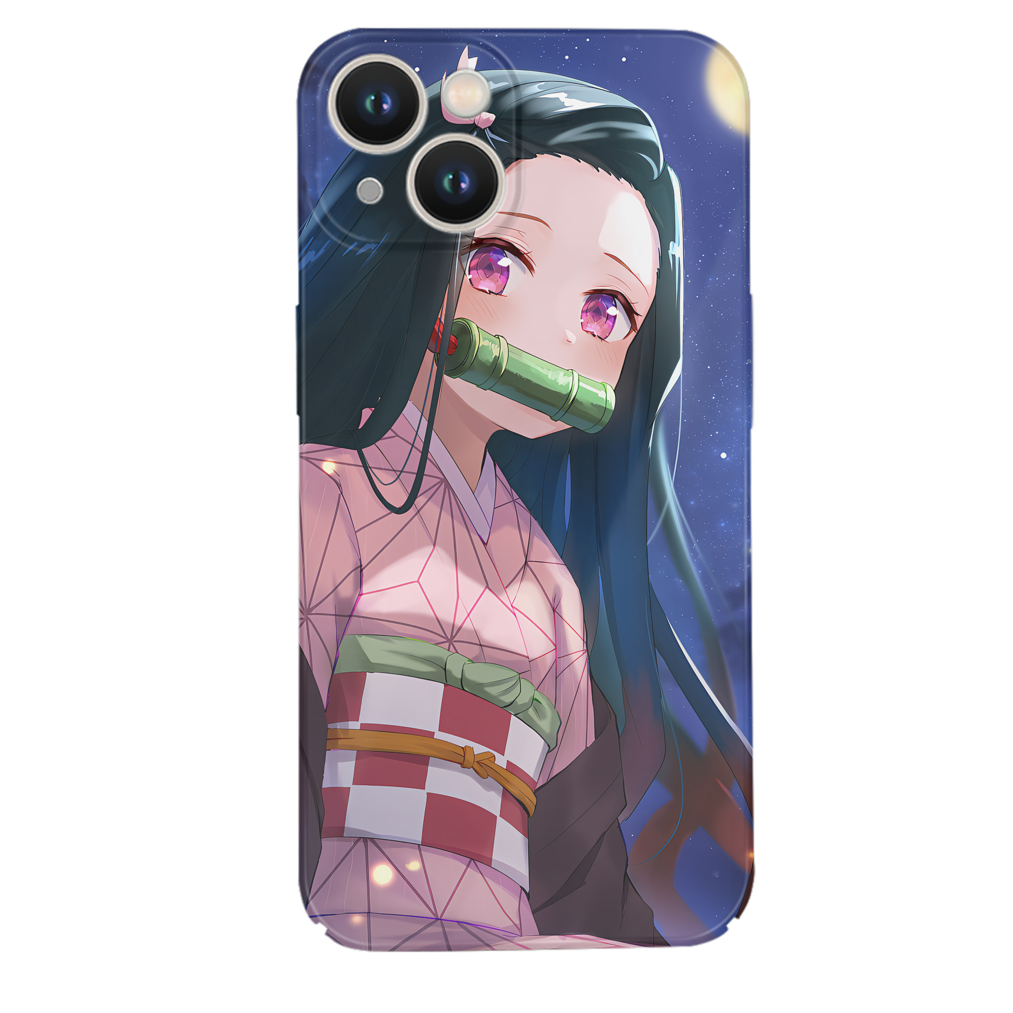 （画像用） 鬼滅の刃（きめつのやいば）竈門 禰󠄀豆子／かまど ねずこ Kamado Nezuko 【iPhone 14シリーズ対応】ハードケース
