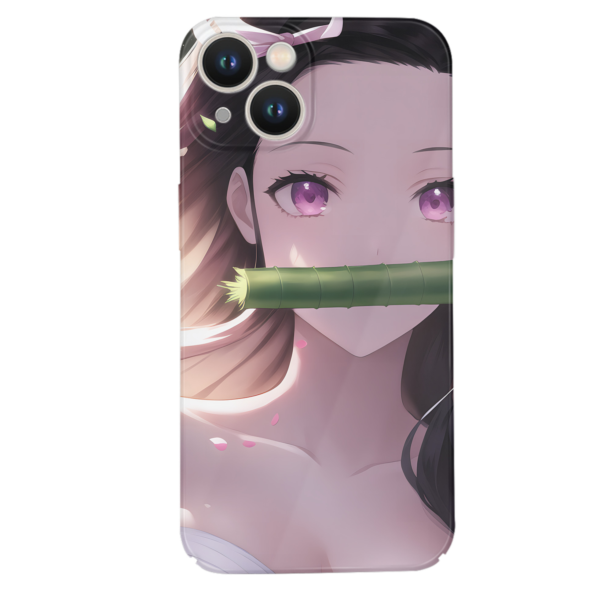 （画像用） 鬼滅の刃（きめつのやいば）竈門 禰󠄀豆子／かまど ねずこ Kamado Nezuko 【iPhone 14シリーズ対応】ハードケース