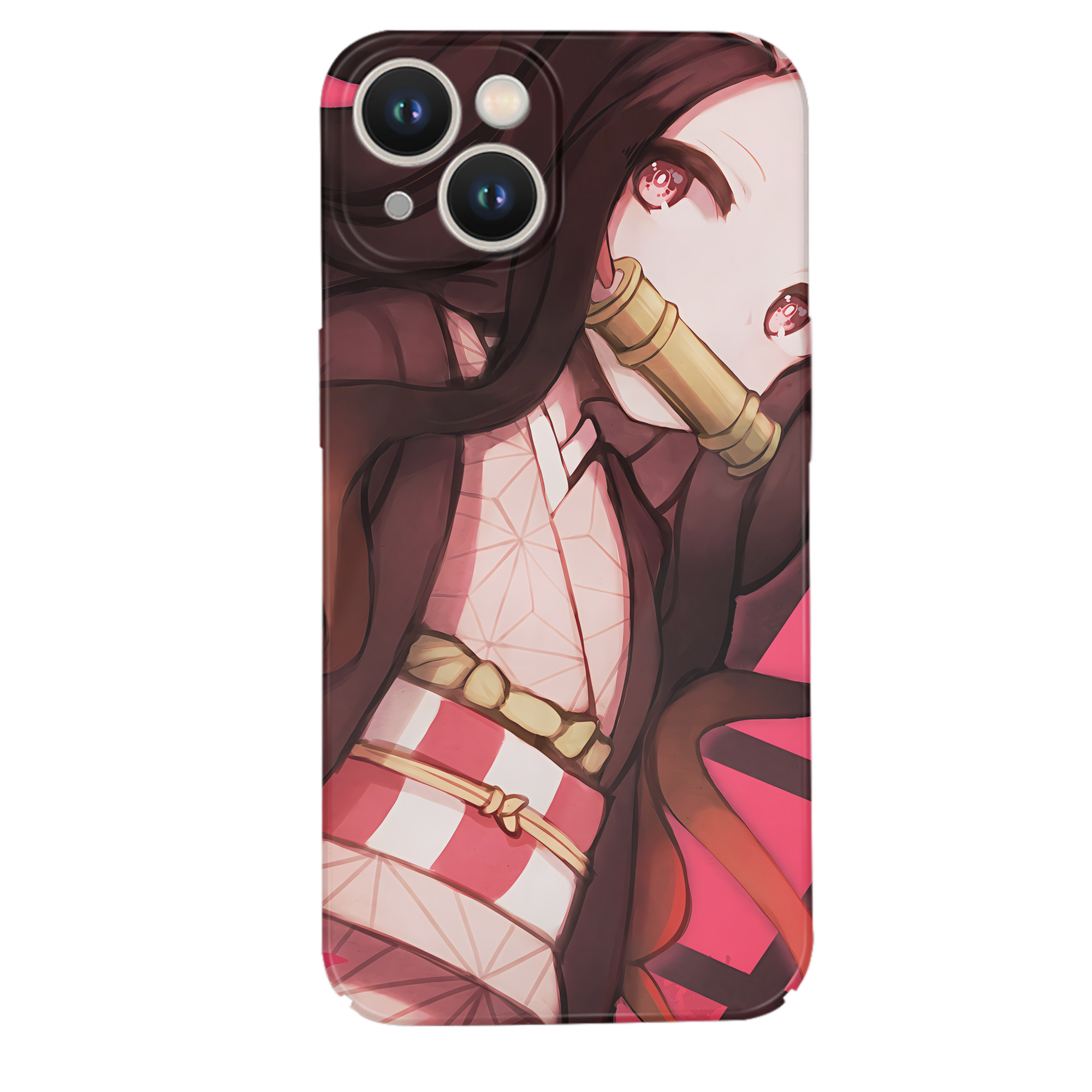 （画像用） 鬼滅の刃（きめつのやいば）竈門 禰󠄀豆子／かまど ねずこ Kamado Nezuko 【iPhone 14シリーズ対応】ハードケース