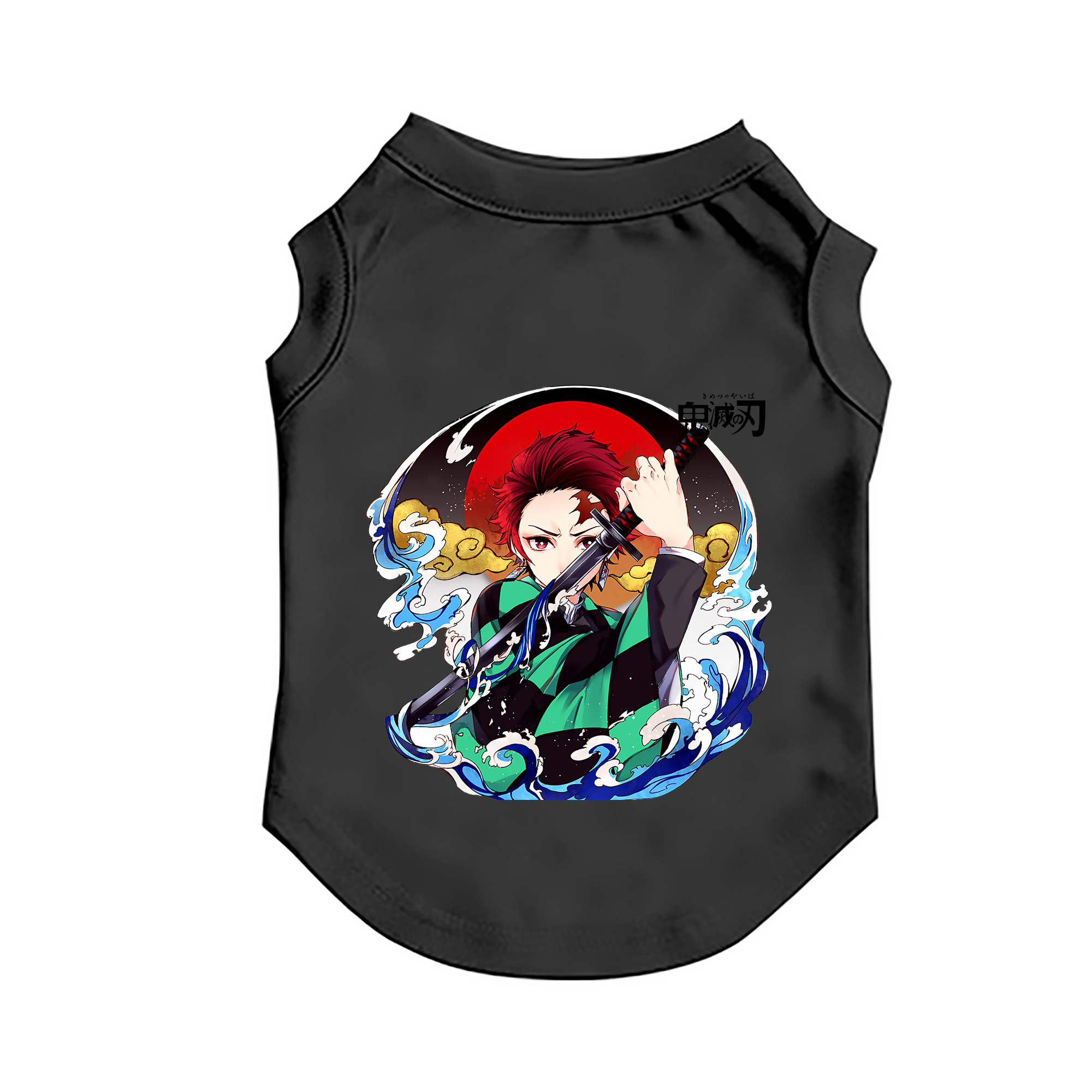 （画像用） 鬼滅の刃 竈門 炭治郎／かまど たんじろう Kamado Tanjirou ペット用ベスト