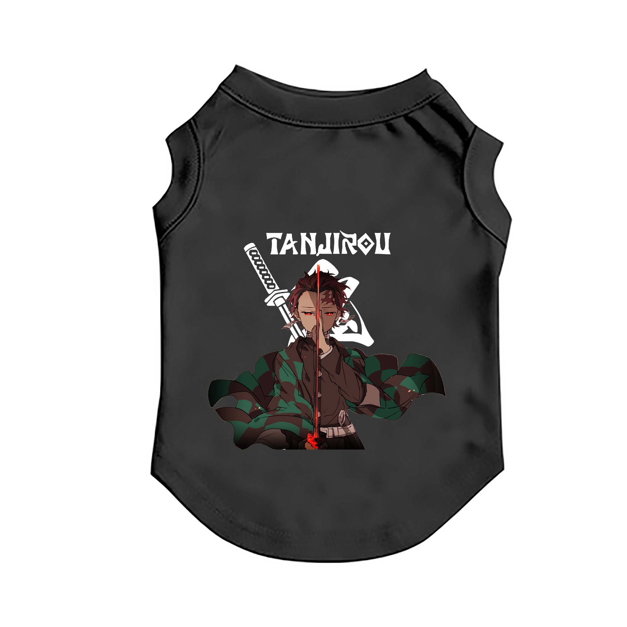 （画像用） 鬼滅の刃 竈門 炭治郎／かまど たんじろう Kamado Tanjirou ペット用ベスト
