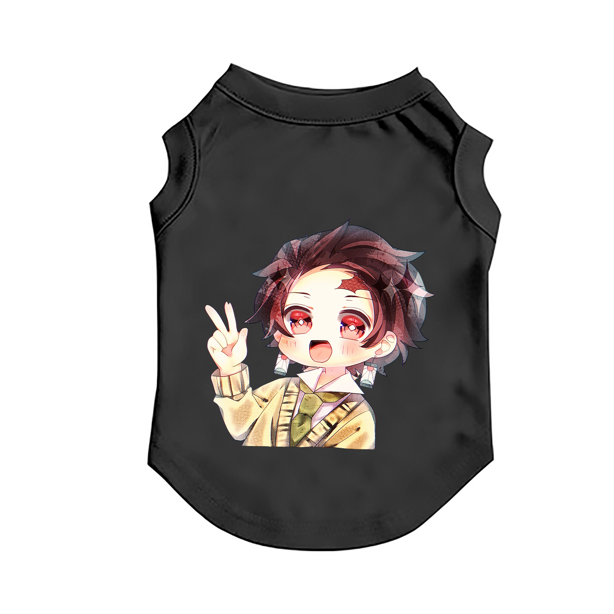 （画像用） 鬼滅の刃 竈門 炭治郎／かまど たんじろう Kamado Tanjirou ペット用ベスト