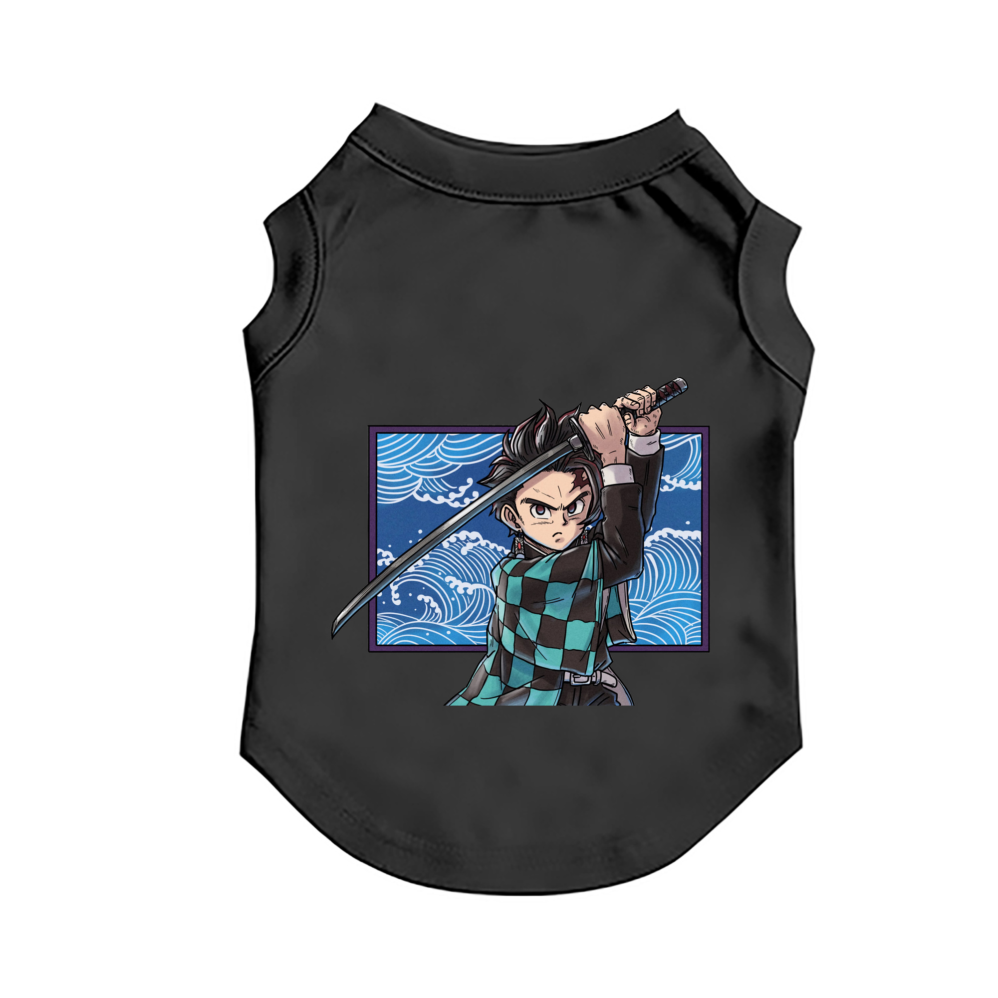 （画像用） 鬼滅の刃 竈門 炭治郎／かまど たんじろう Kamado Tanjirou ペット用ベスト