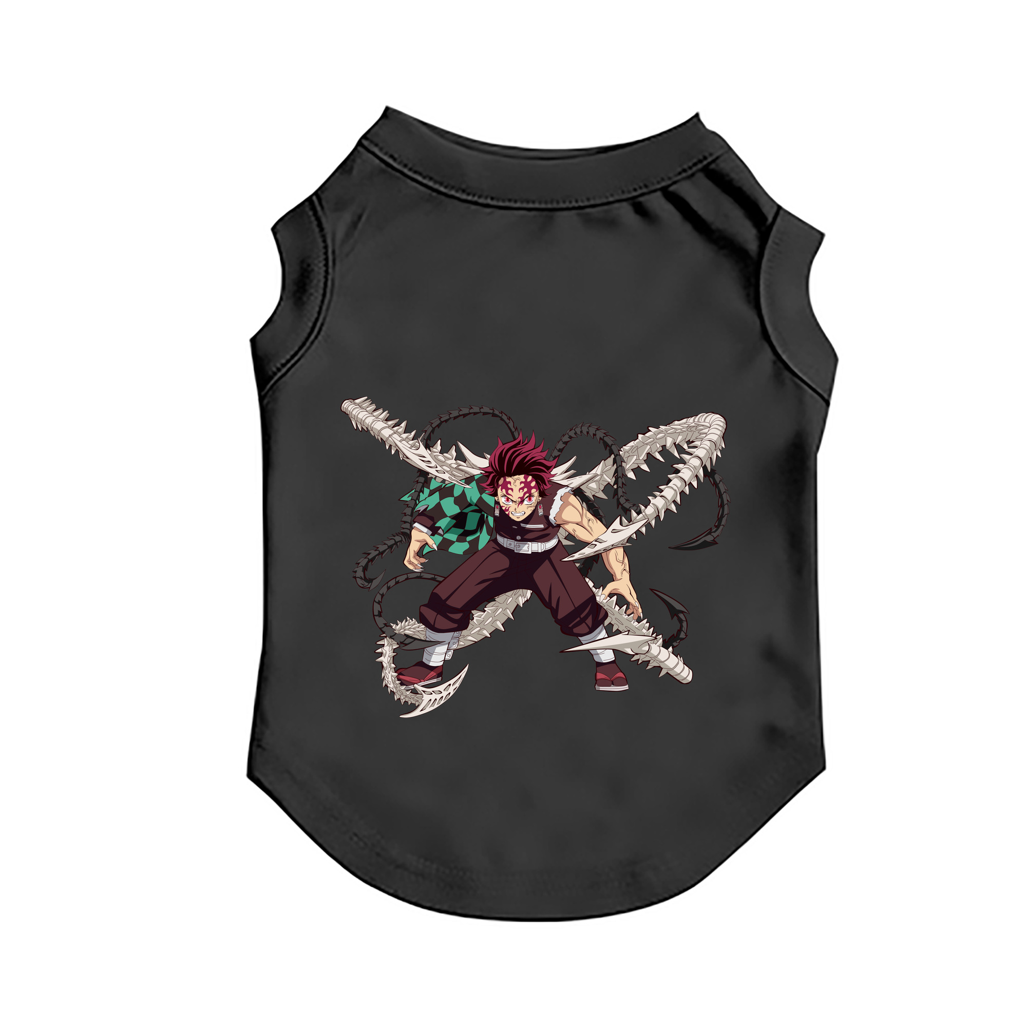 （画像用） 鬼滅の刃 竈門 炭治郎／かまど たんじろう Kamado Tanjirou ペット用ベスト