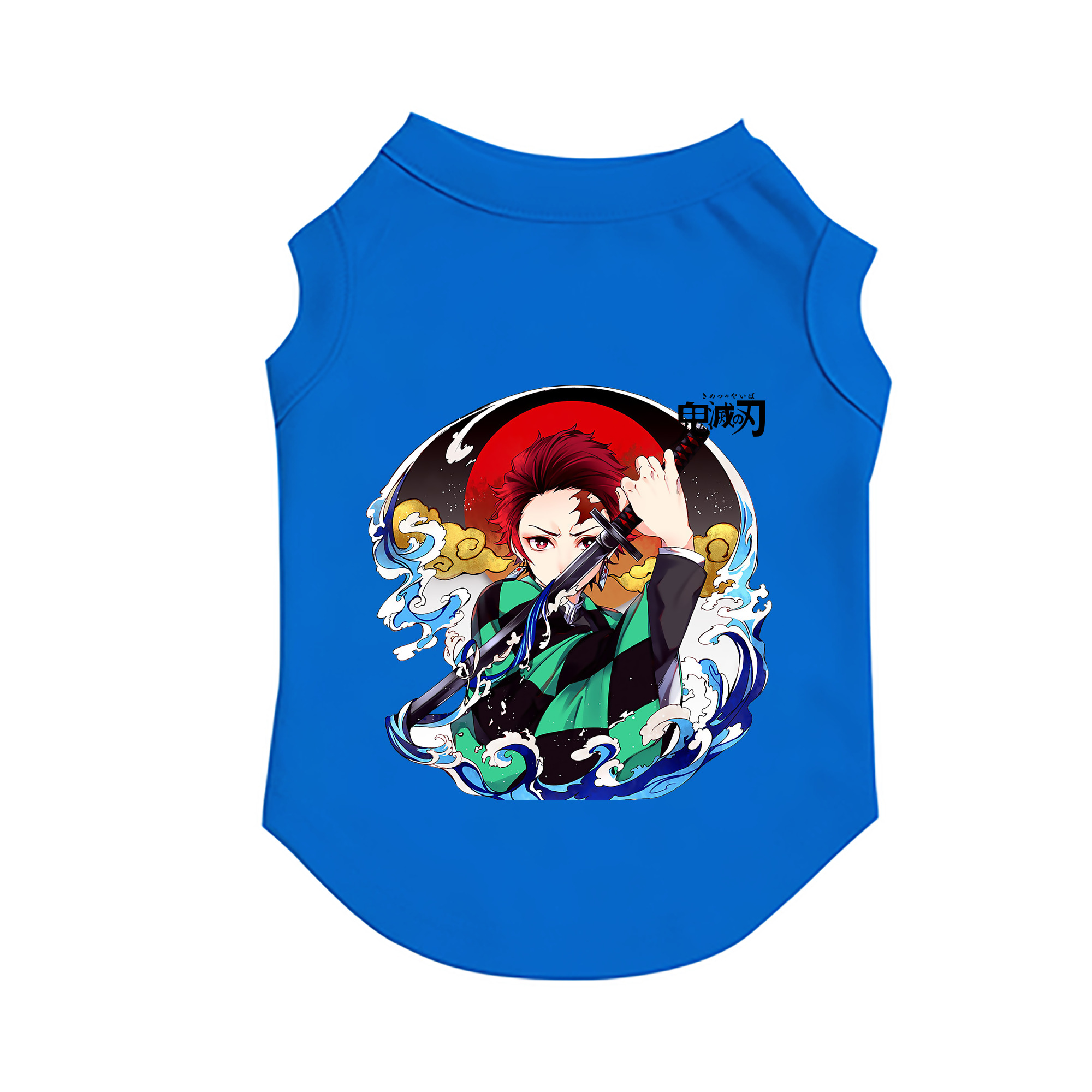 （画像用） 鬼滅の刃 竈門 炭治郎／かまど たんじろう Kamado Tanjirou ペット用ベスト