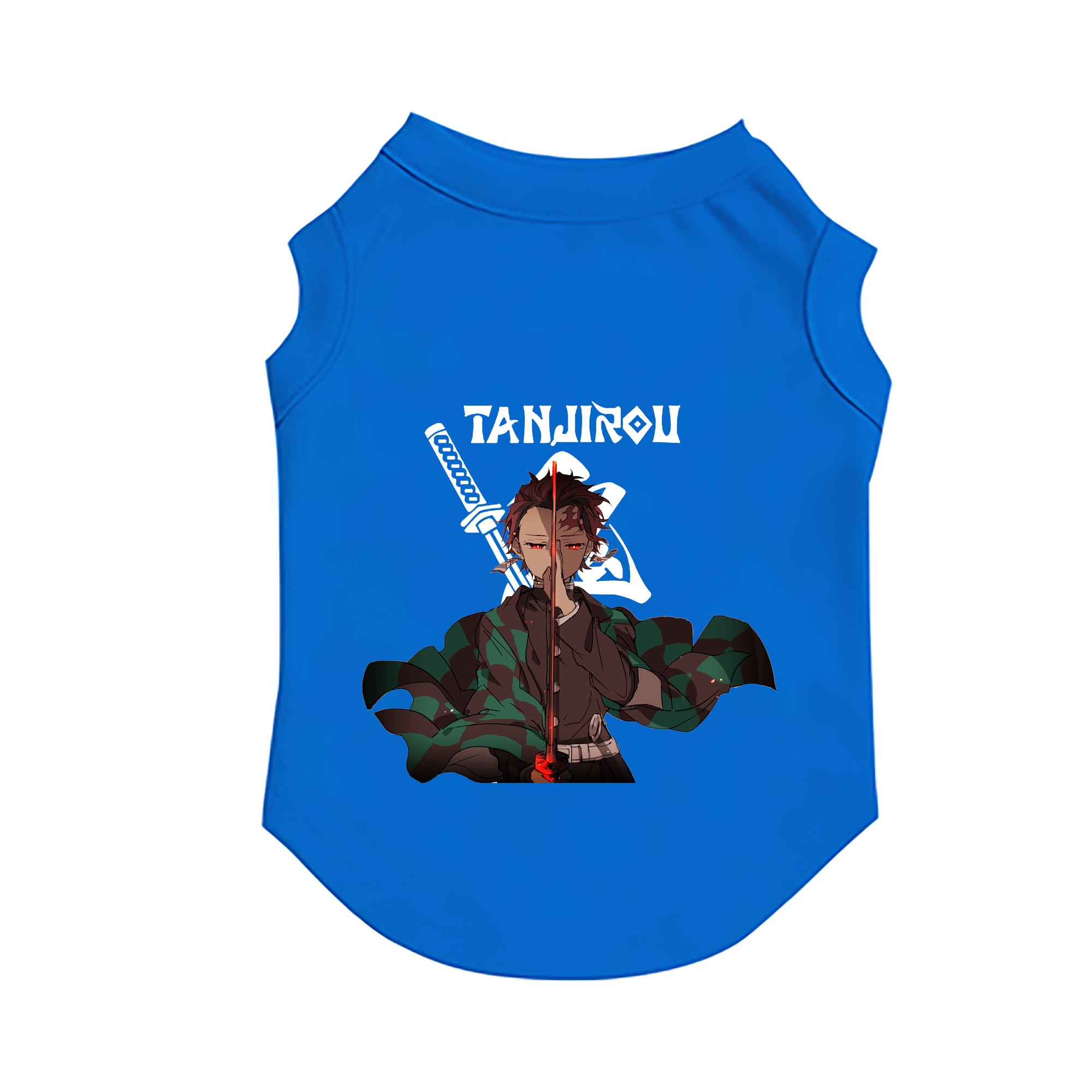 （画像用） 鬼滅の刃 竈門 炭治郎／かまど たんじろう Kamado Tanjirou ペット用ベスト