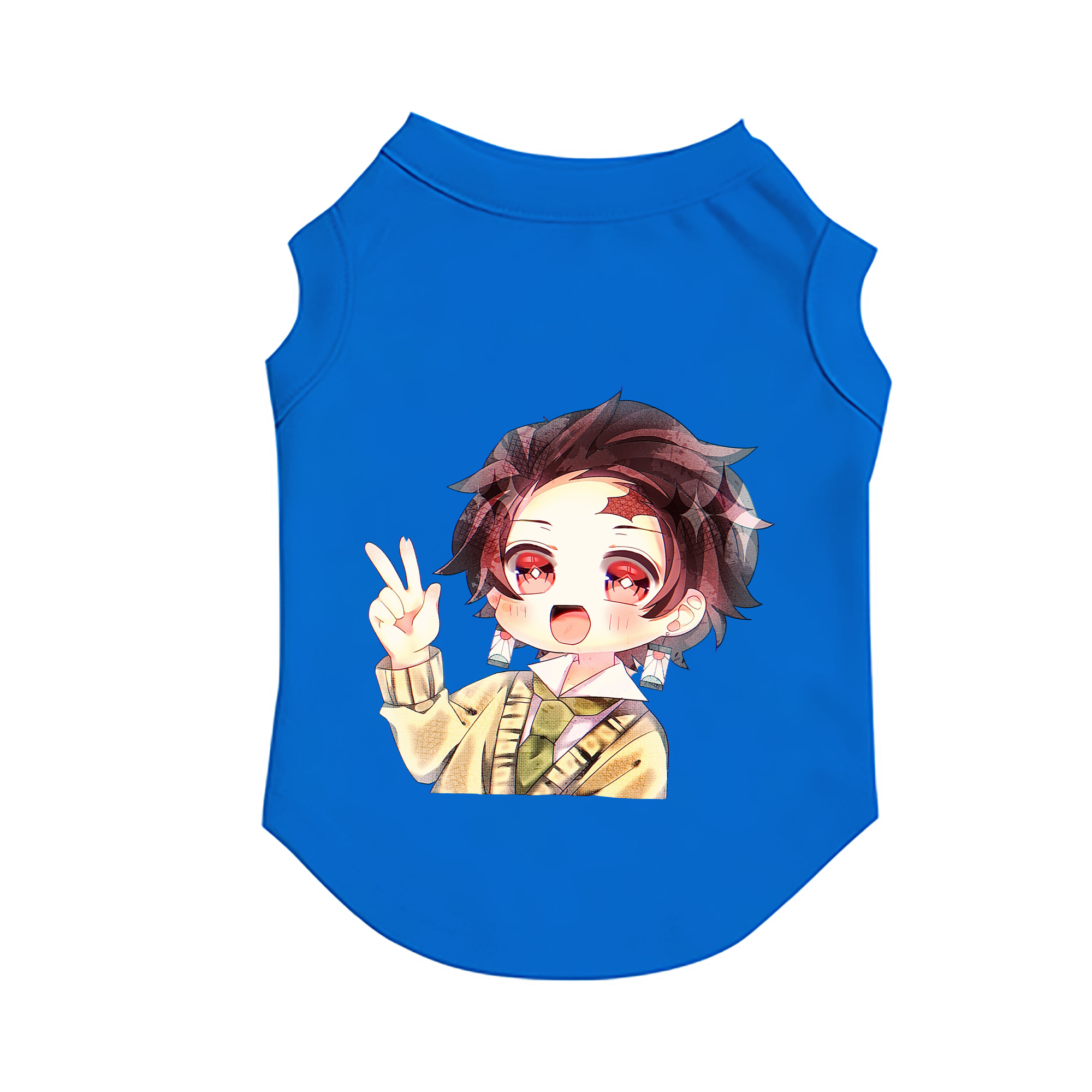 （画像用） 鬼滅の刃 竈門 炭治郎／かまど たんじろう Kamado Tanjirou ペット用ベスト