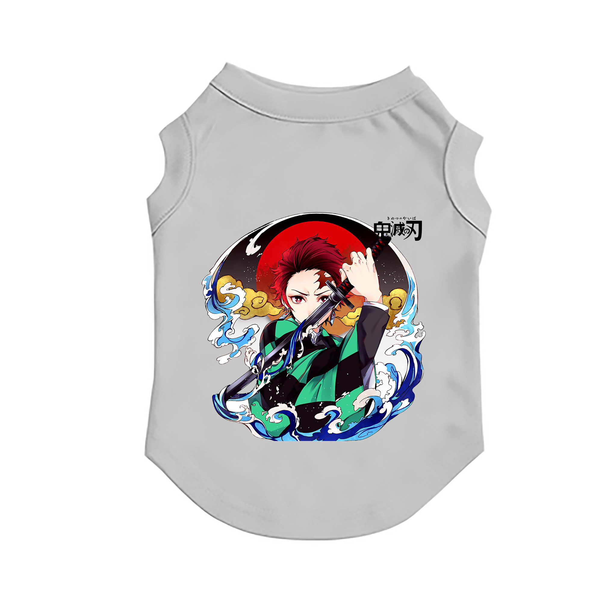 （画像用） 鬼滅の刃 竈門 炭治郎／かまど たんじろう Kamado Tanjirou ペット用ベスト
