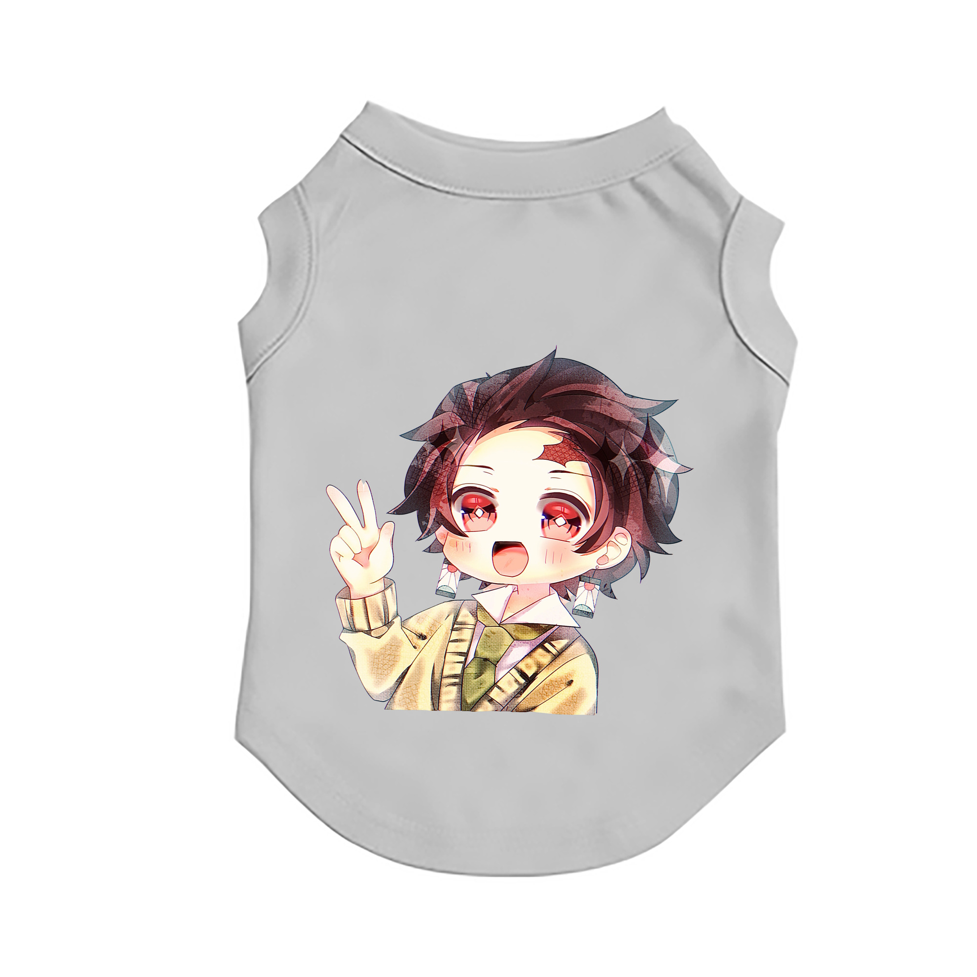 （画像用） 鬼滅の刃 竈門 炭治郎／かまど たんじろう Kamado Tanjirou ペット用ベスト