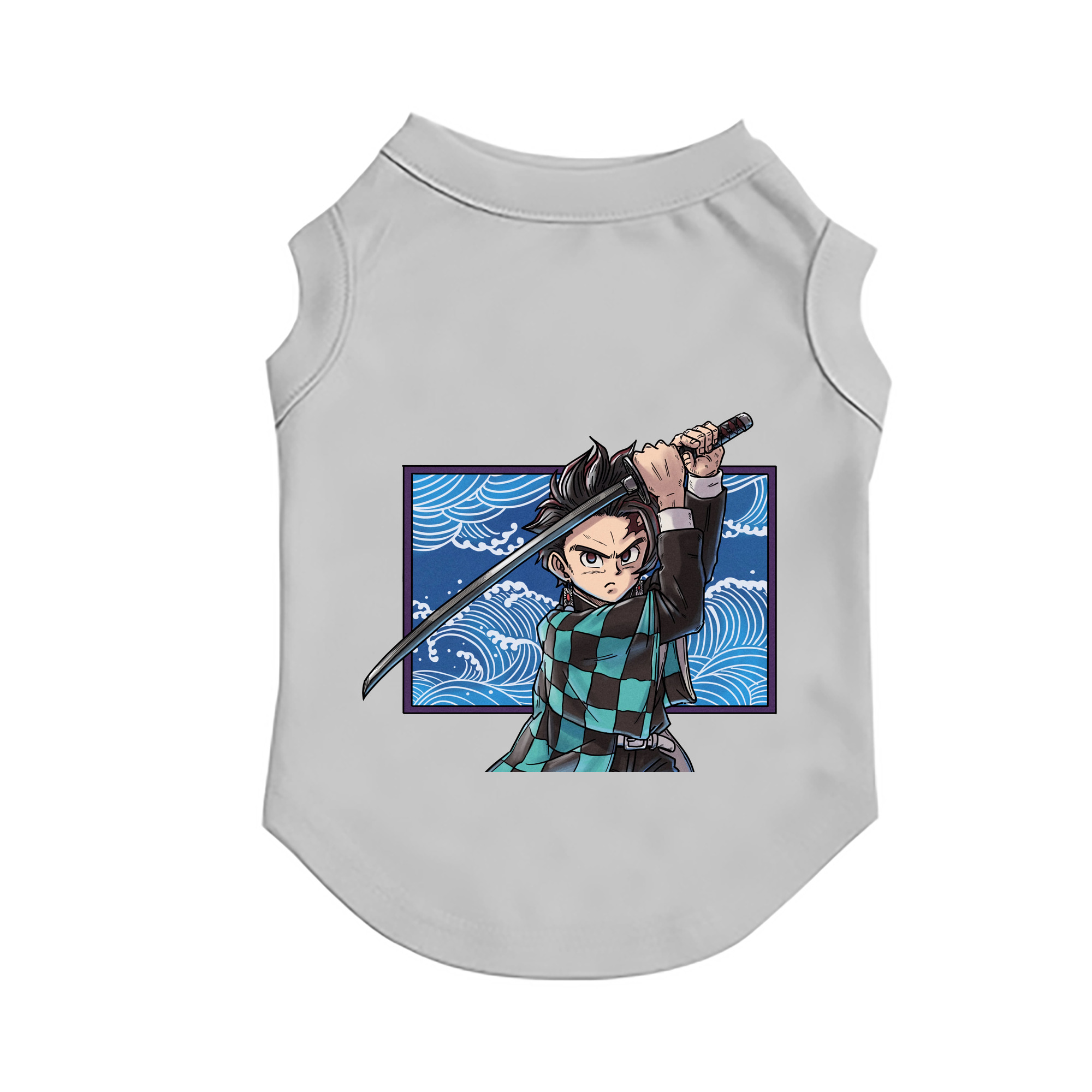 （画像用） 鬼滅の刃 竈門 炭治郎／かまど たんじろう Kamado Tanjirou ペット用ベスト