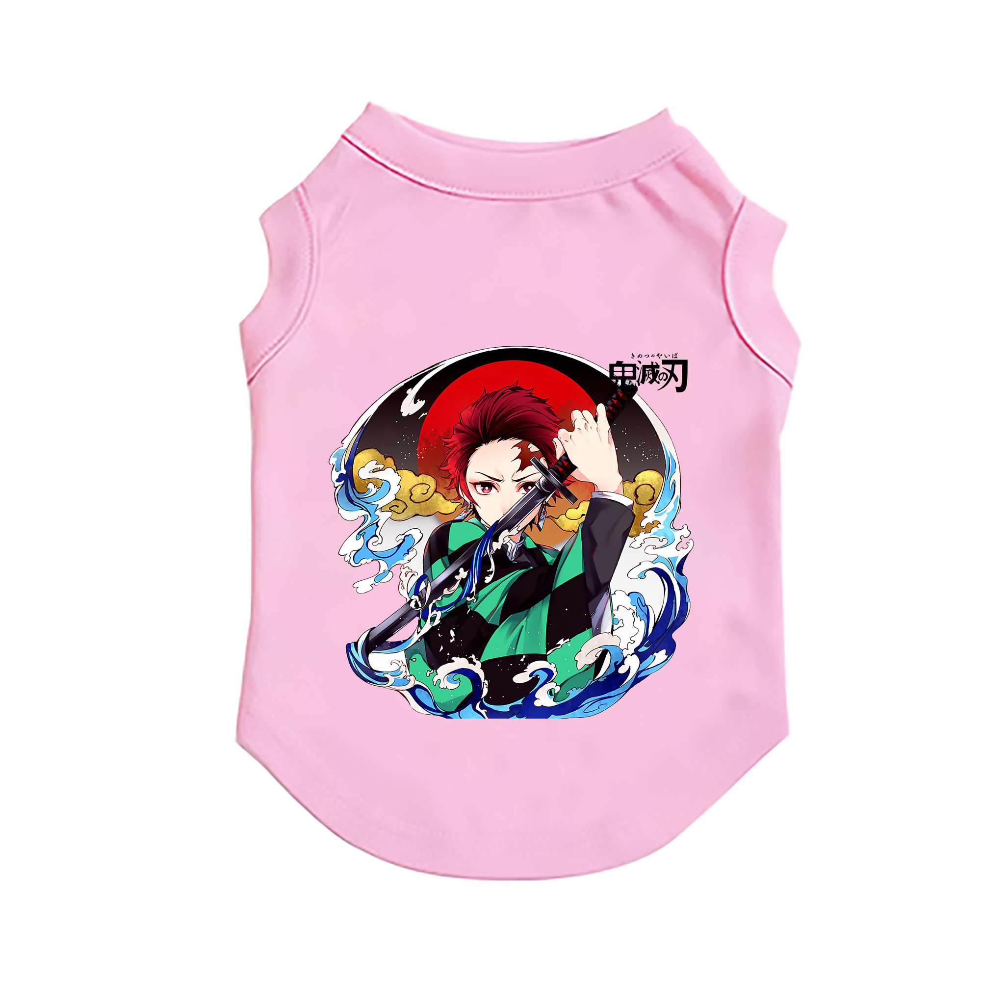 （画像用） 鬼滅の刃 竈門 炭治郎／かまど たんじろう Kamado Tanjirou ペット用ベスト