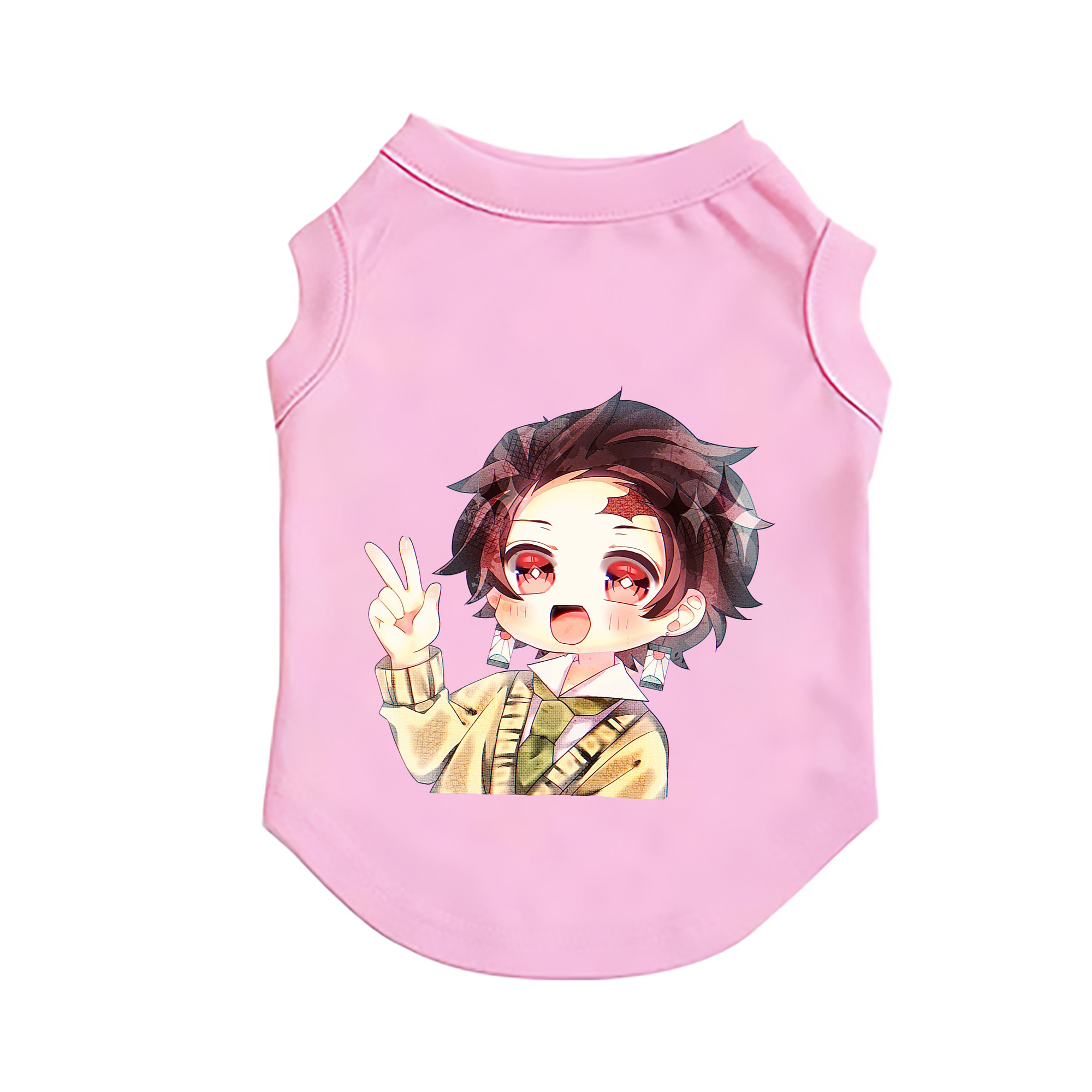 （画像用） 鬼滅の刃 竈門 炭治郎／かまど たんじろう Kamado Tanjirou ペット用ベスト