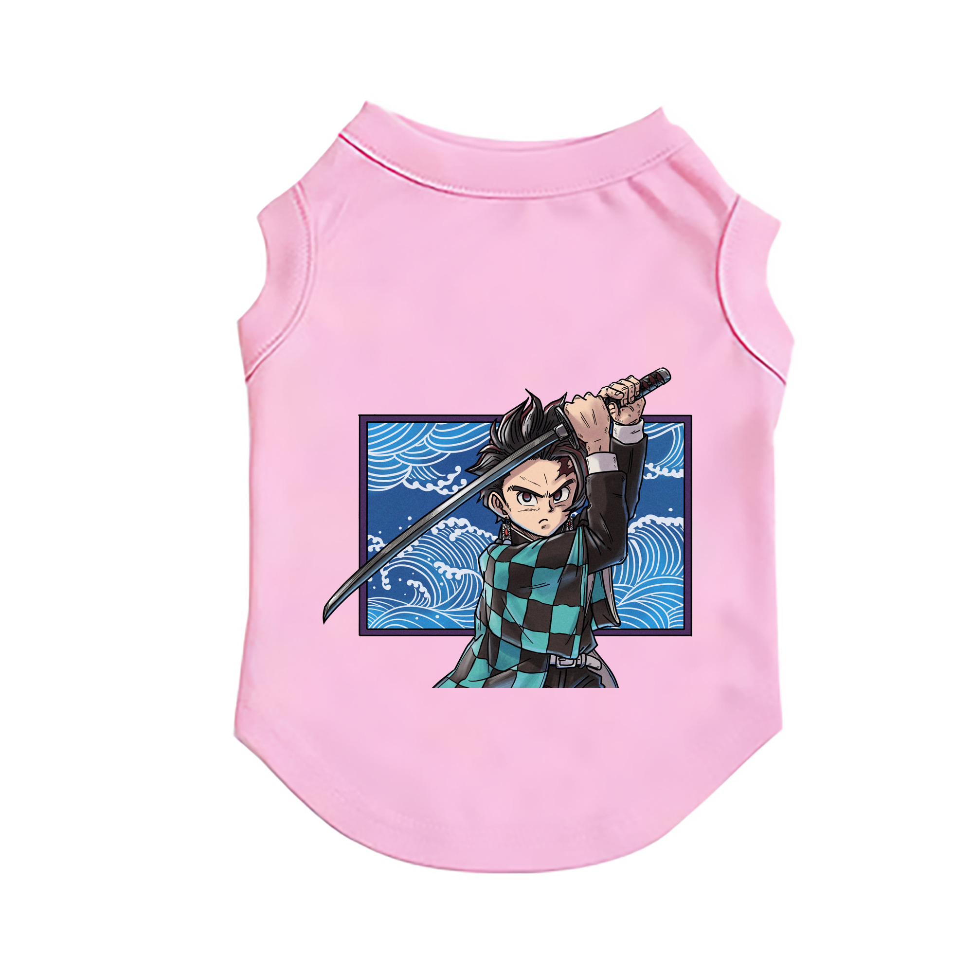 （画像用） 鬼滅の刃 竈門 炭治郎／かまど たんじろう Kamado Tanjirou ペット用ベスト