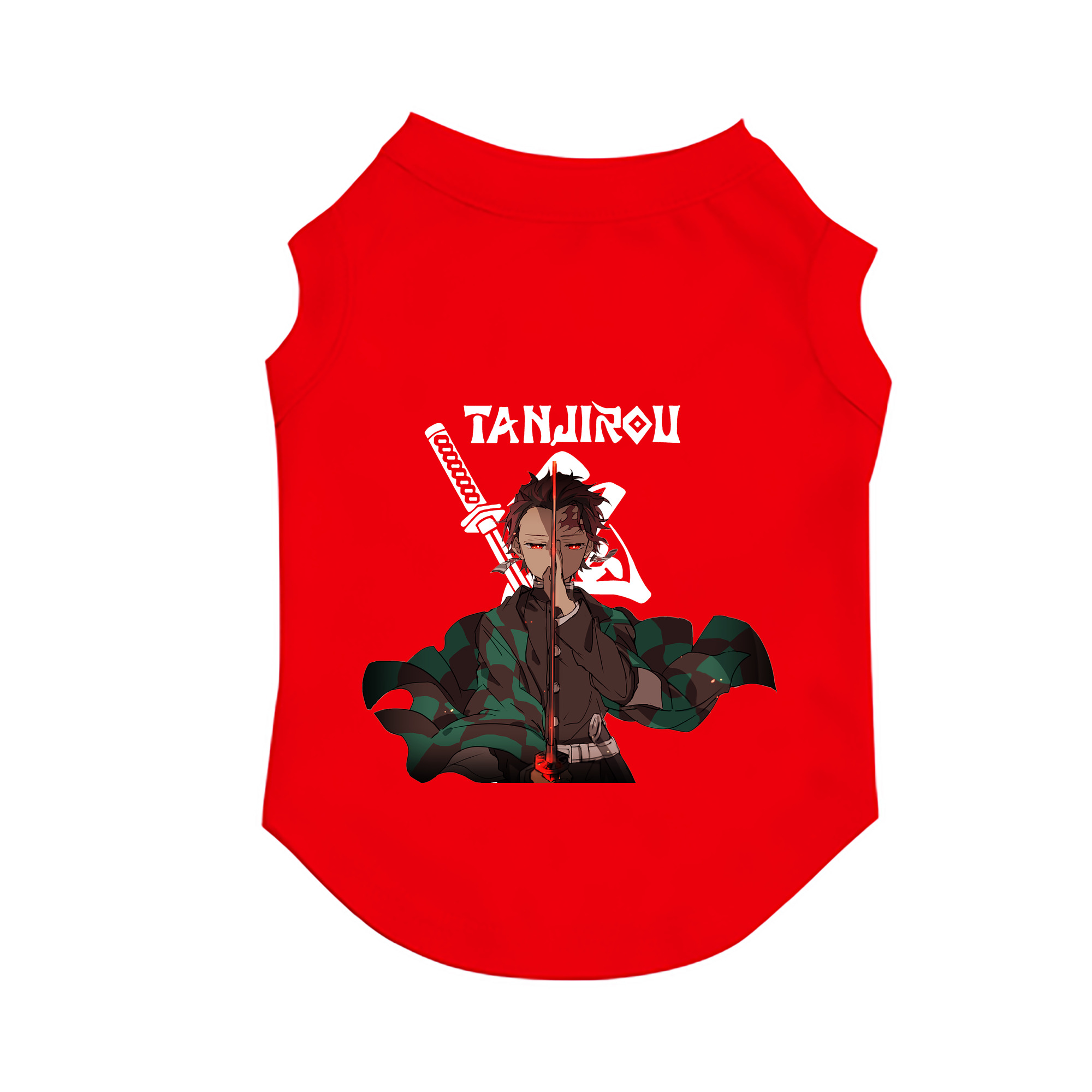 （画像用） 鬼滅の刃 竈門 炭治郎／かまど たんじろう Kamado Tanjirou ペット用ベスト