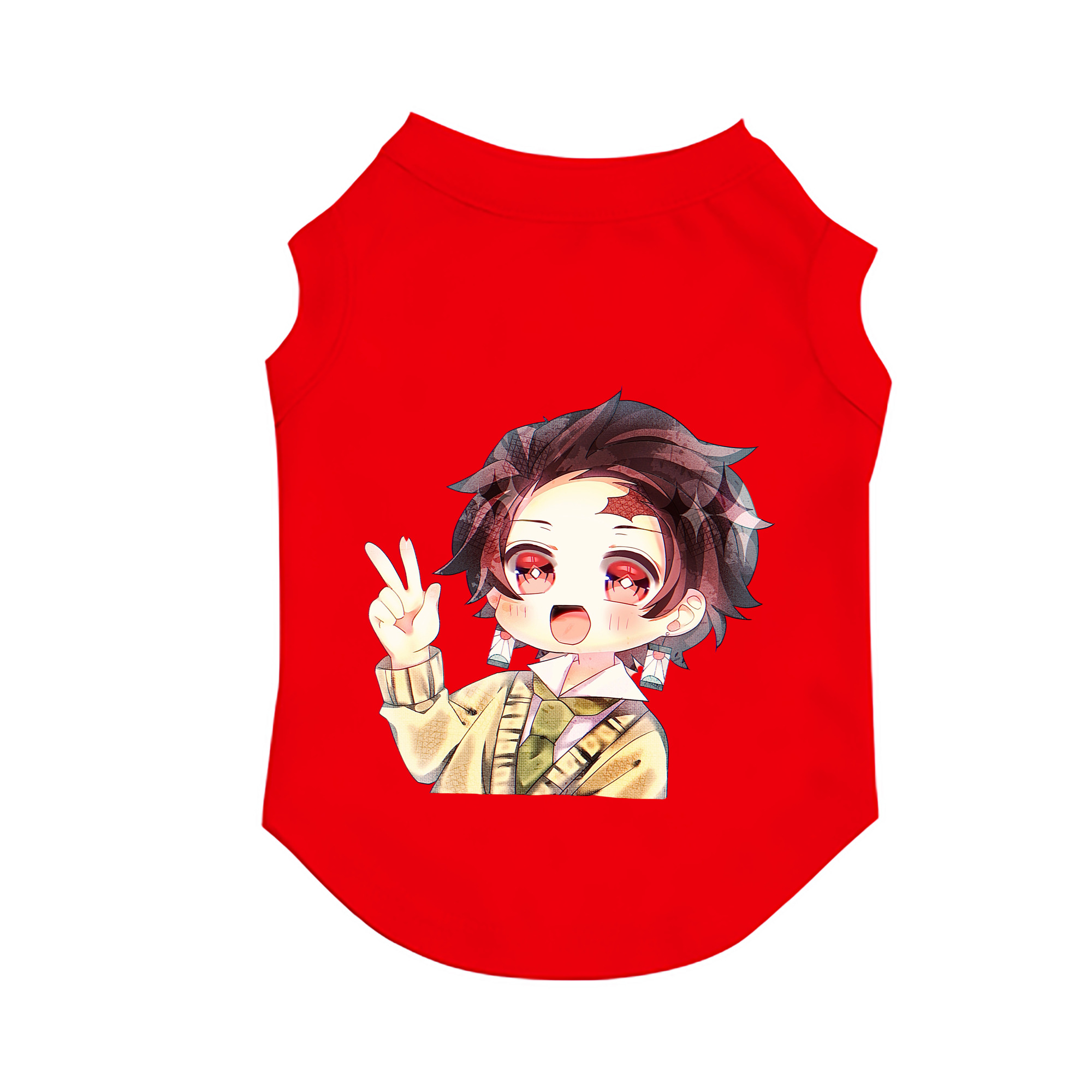 （画像用） 鬼滅の刃 竈門 炭治郎／かまど たんじろう Kamado Tanjirou ペット用ベスト