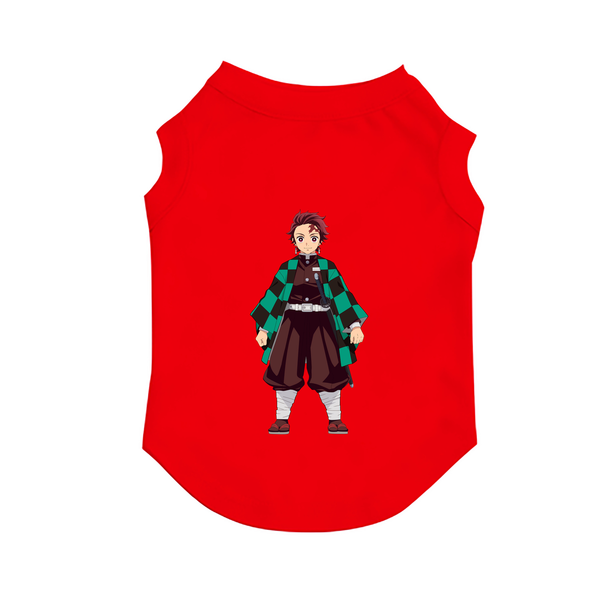 （画像用） 鬼滅の刃 竈門 炭治郎／かまど たんじろう Kamado Tanjirou ペット用ベスト