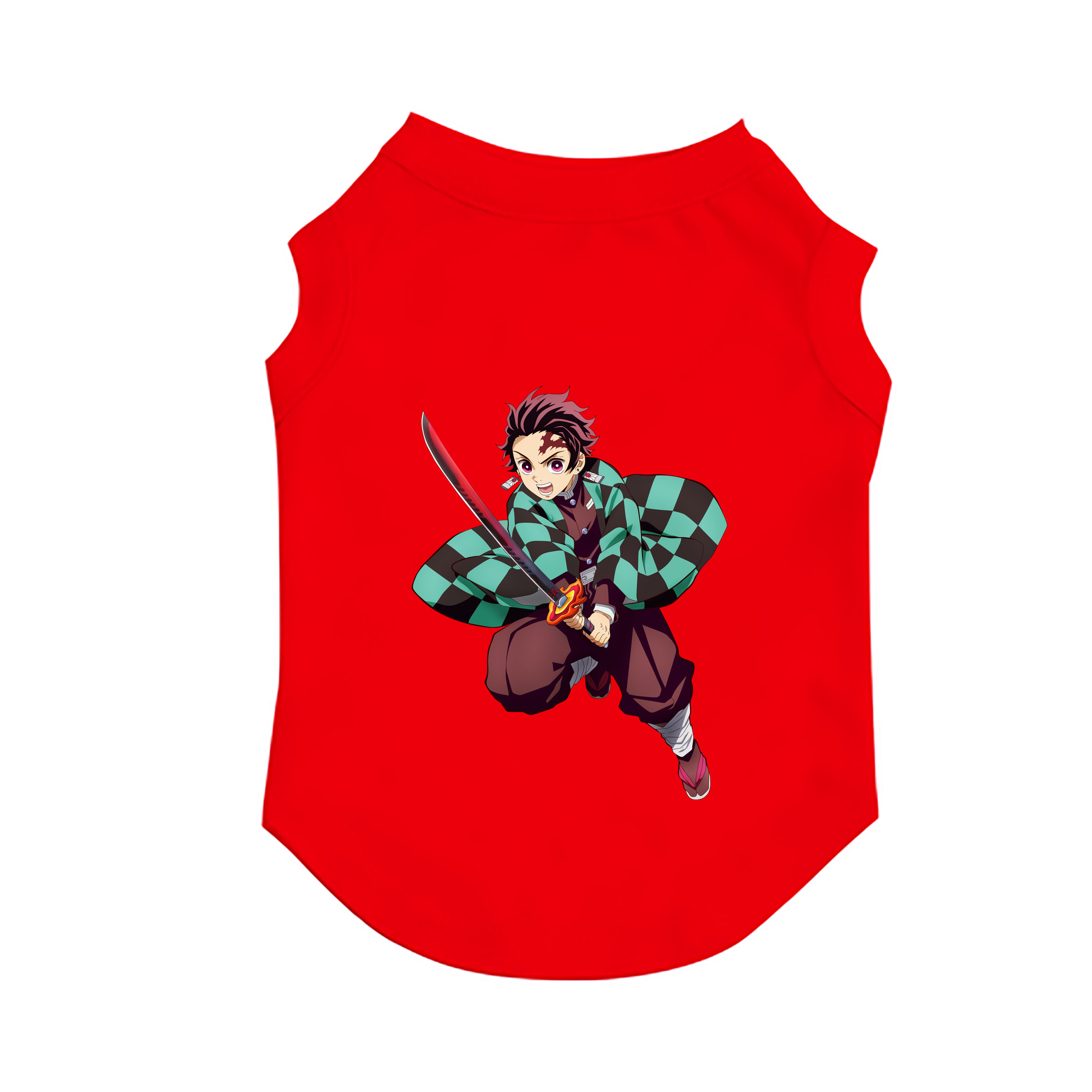 （画像用） 鬼滅の刃 竈門 炭治郎／かまど たんじろう Kamado Tanjirou ペット用ベスト