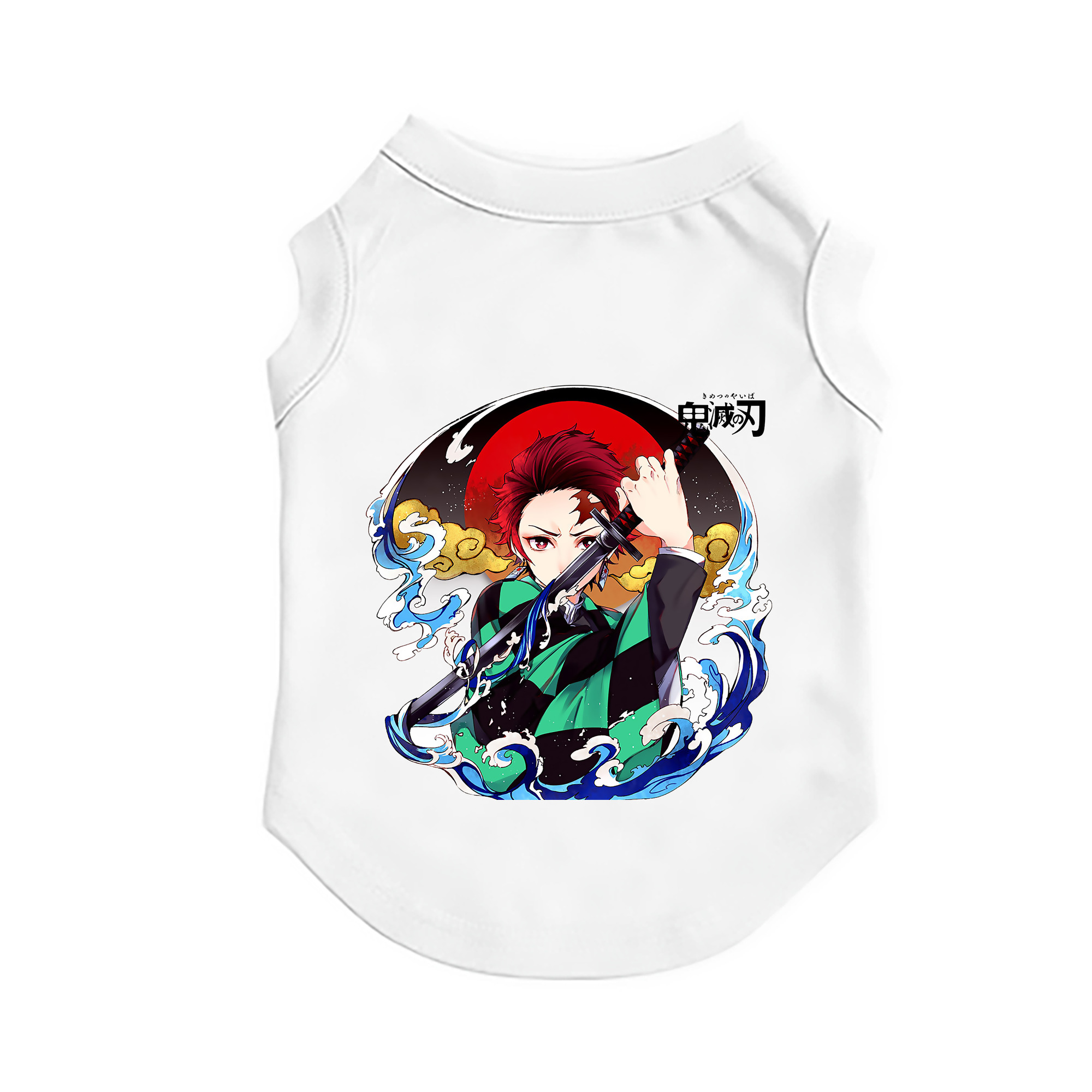 （画像用） 鬼滅の刃 竈門 炭治郎／かまど たんじろう Kamado Tanjirou ペット用ベスト