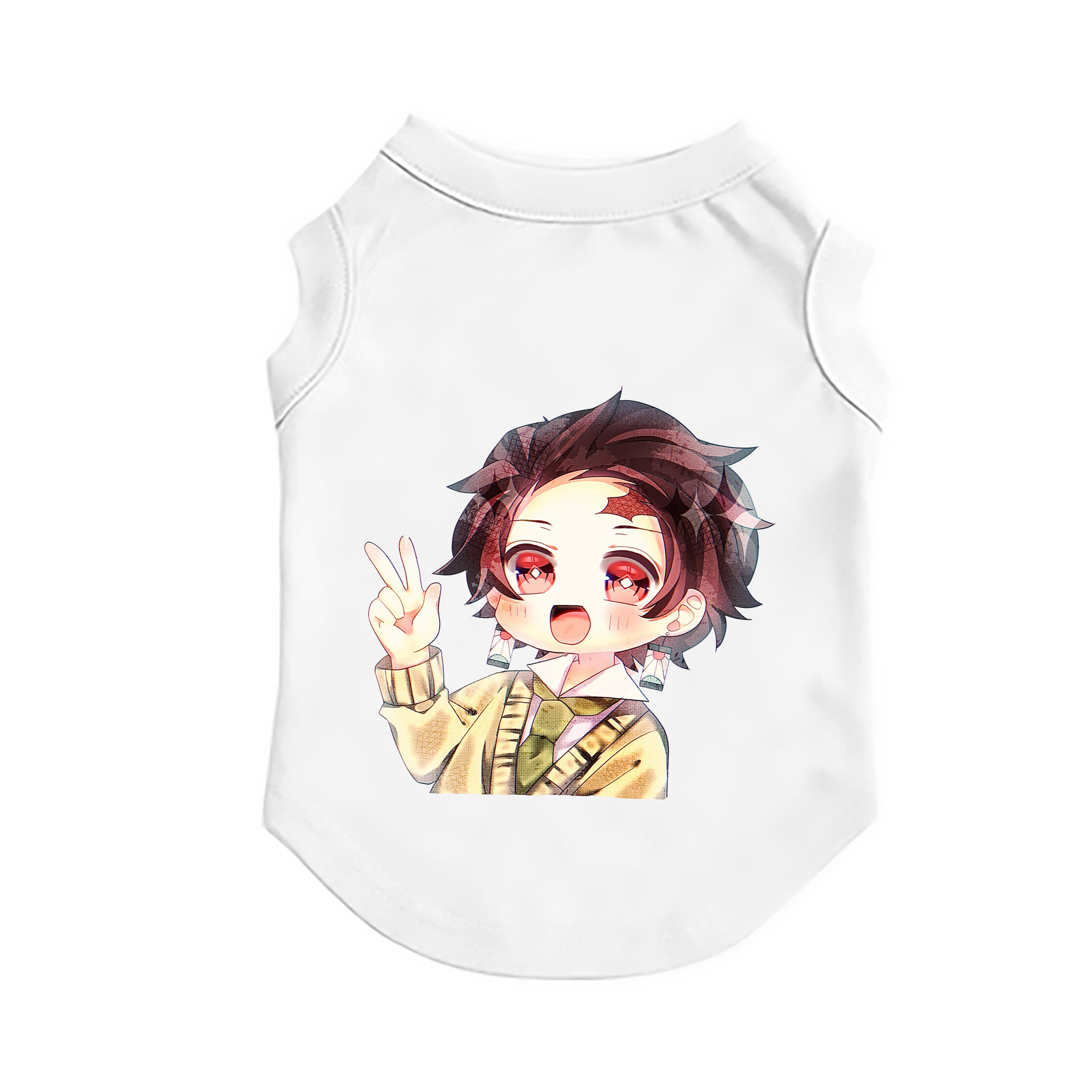 （画像用） 鬼滅の刃 竈門 炭治郎／かまど たんじろう Kamado Tanjirou ペット用ベスト