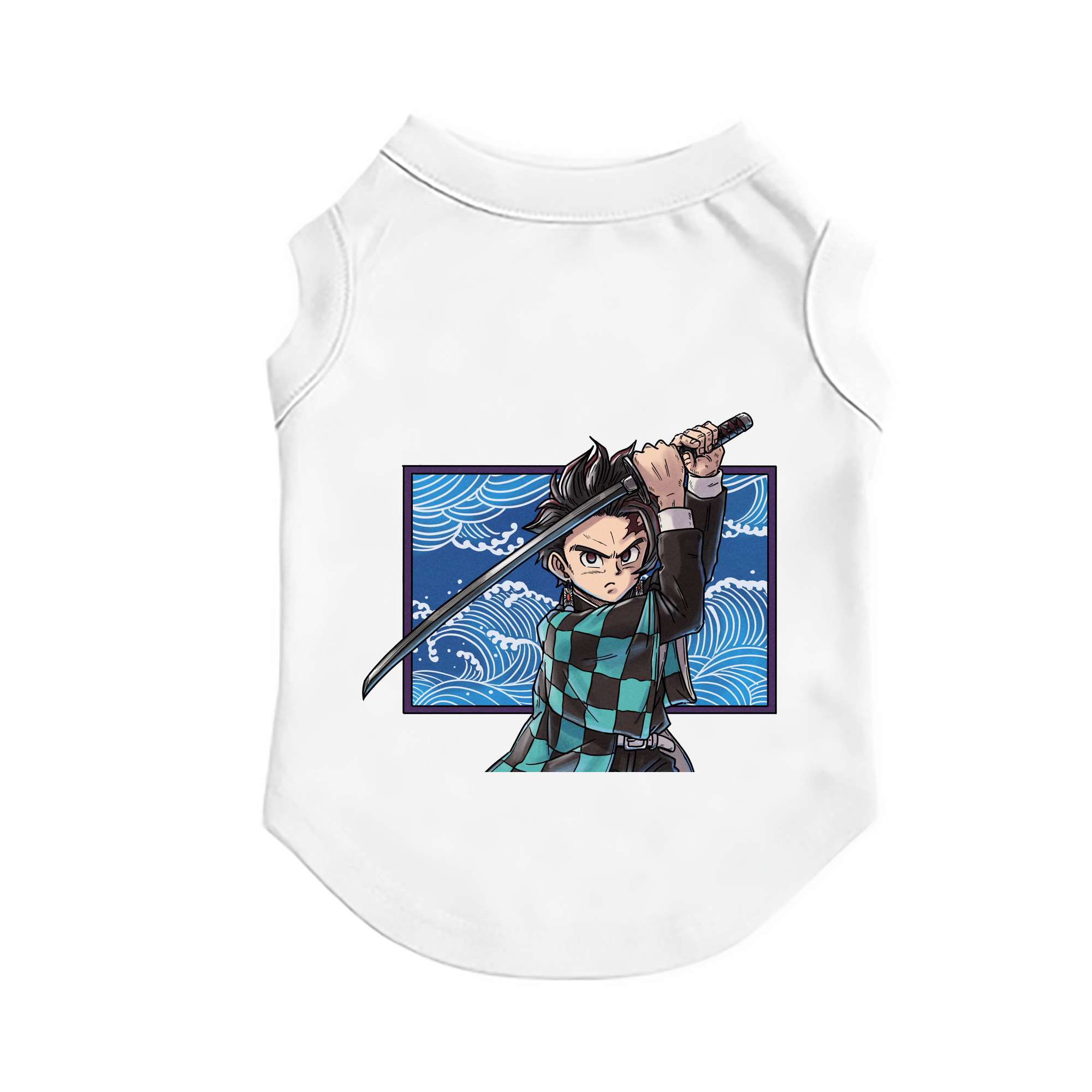 （画像用） 鬼滅の刃 竈門 炭治郎／かまど たんじろう Kamado Tanjirou ペット用ベスト