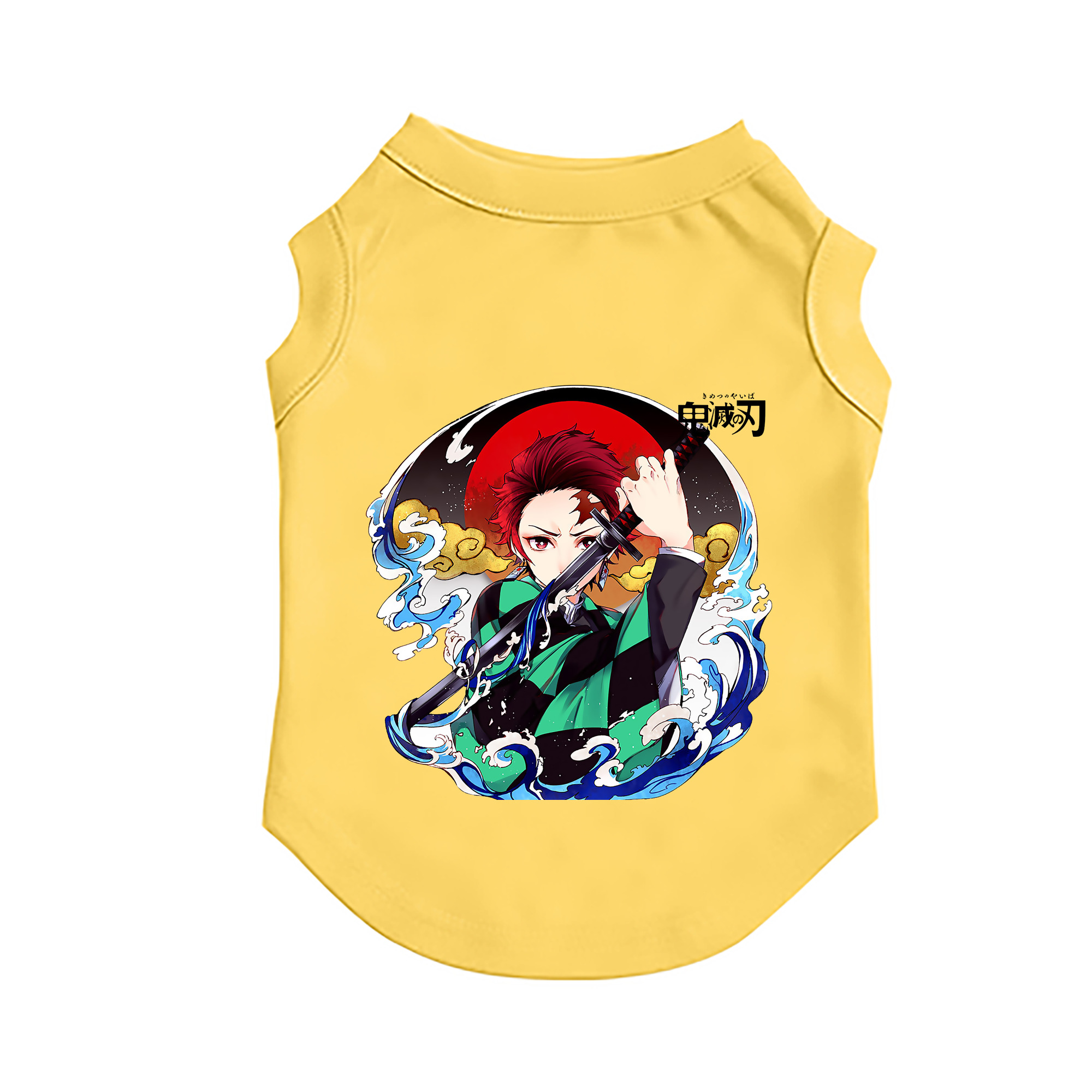 （画像用） 鬼滅の刃 竈門 炭治郎／かまど たんじろう Kamado Tanjirou ペット用ベスト