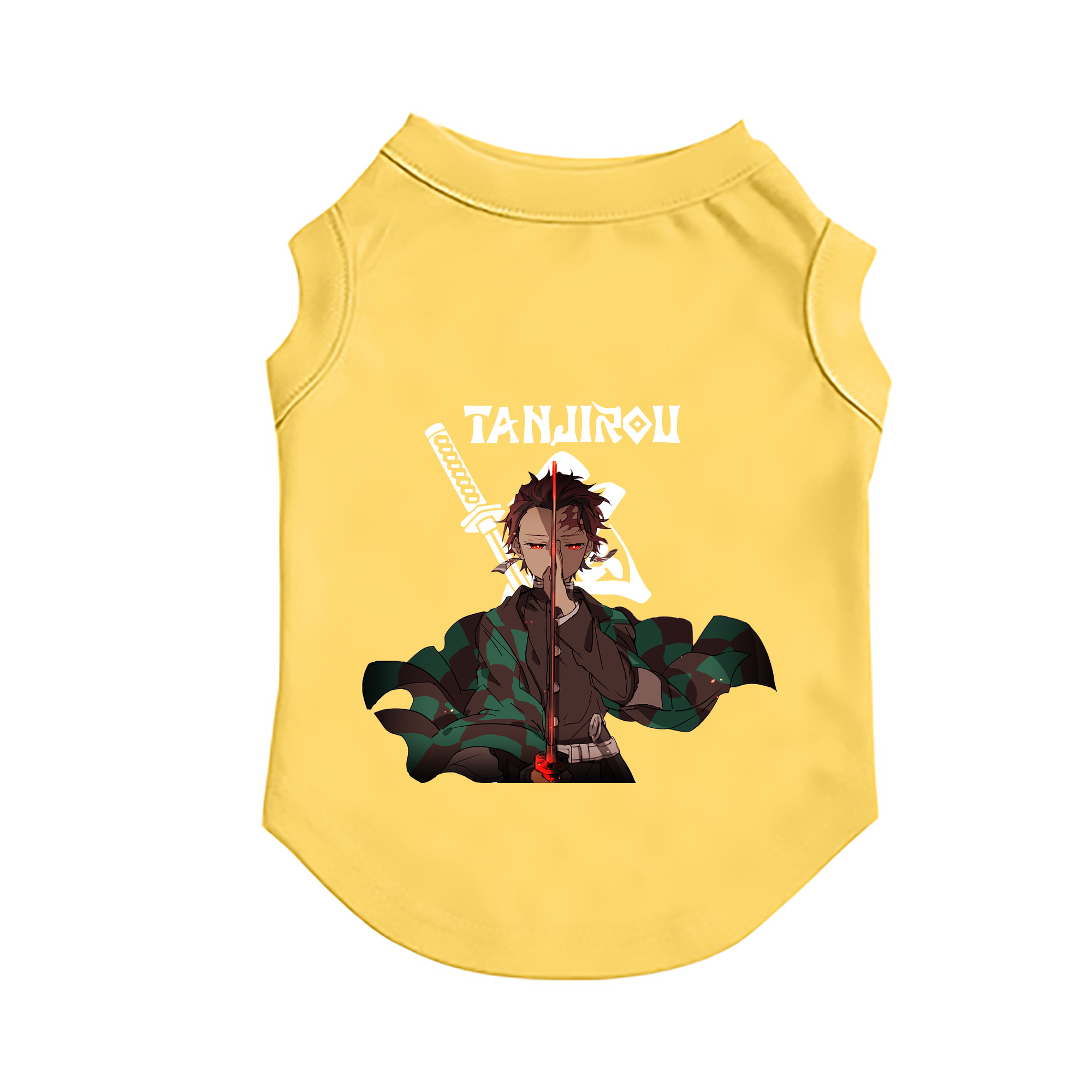 （画像用） 鬼滅の刃 竈門 炭治郎／かまど たんじろう Kamado Tanjirou ペット用ベスト