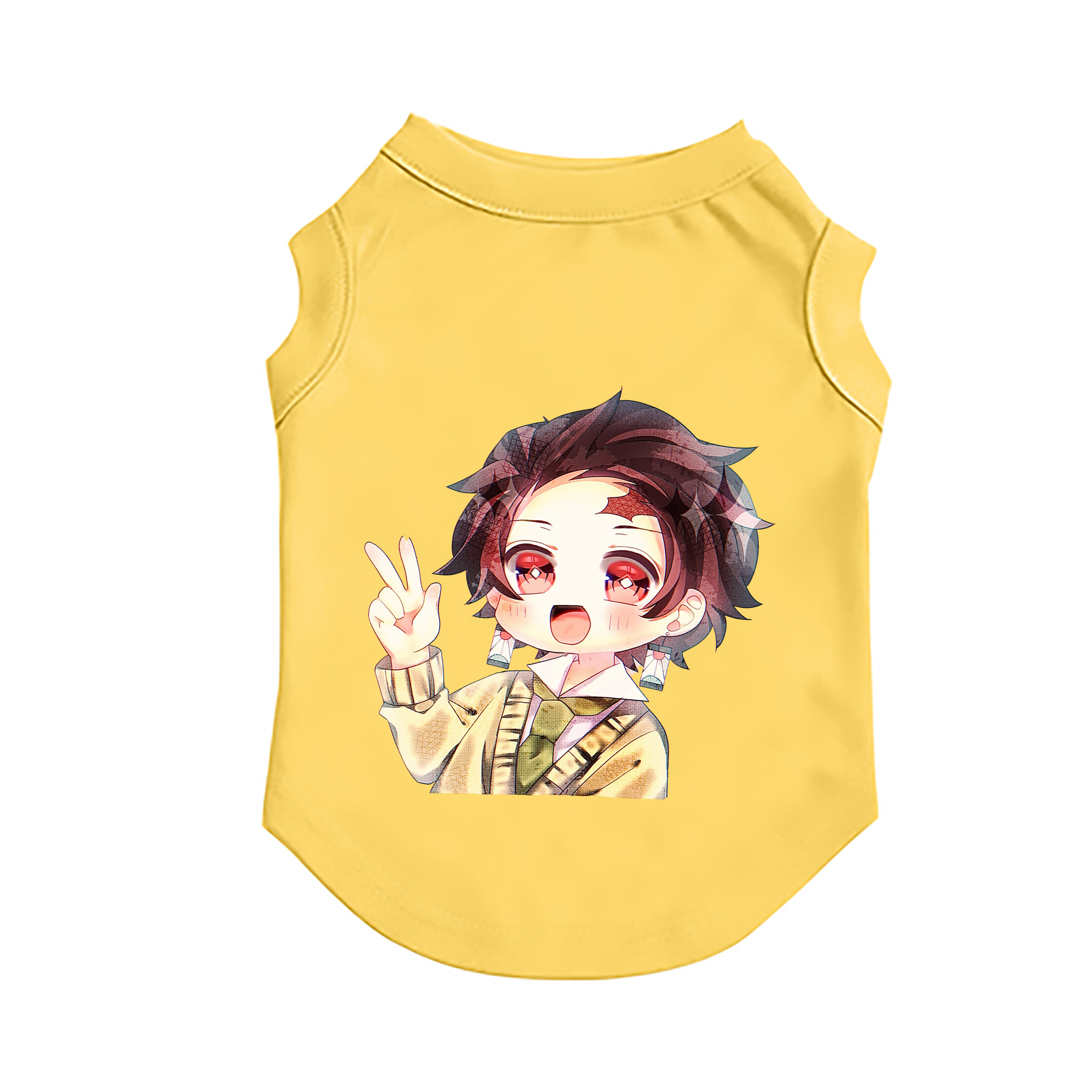 （画像用） 鬼滅の刃 竈門 炭治郎／かまど たんじろう Kamado Tanjirou ペット用ベスト