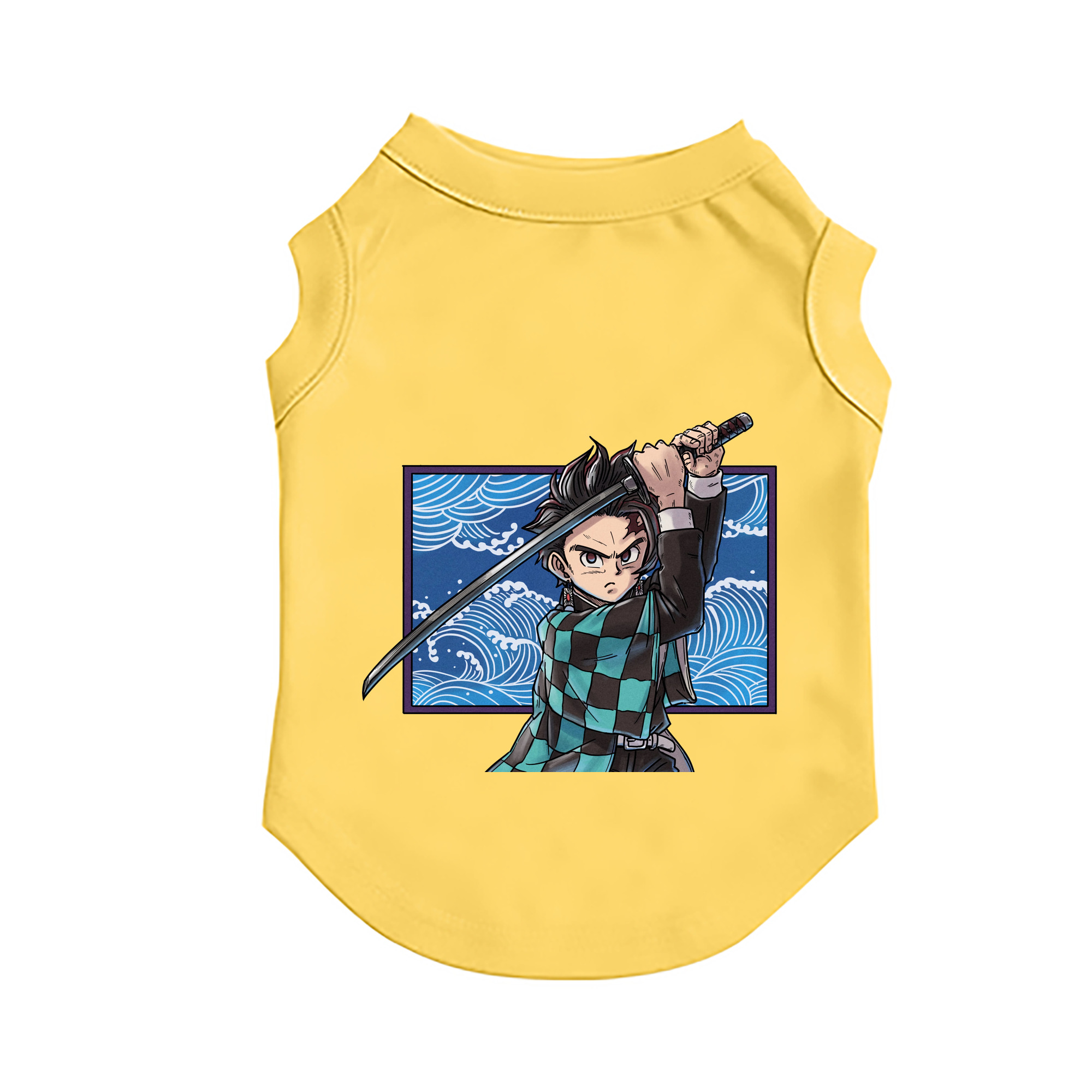（画像用） 鬼滅の刃 竈門 炭治郎／かまど たんじろう Kamado Tanjirou ペット用ベスト