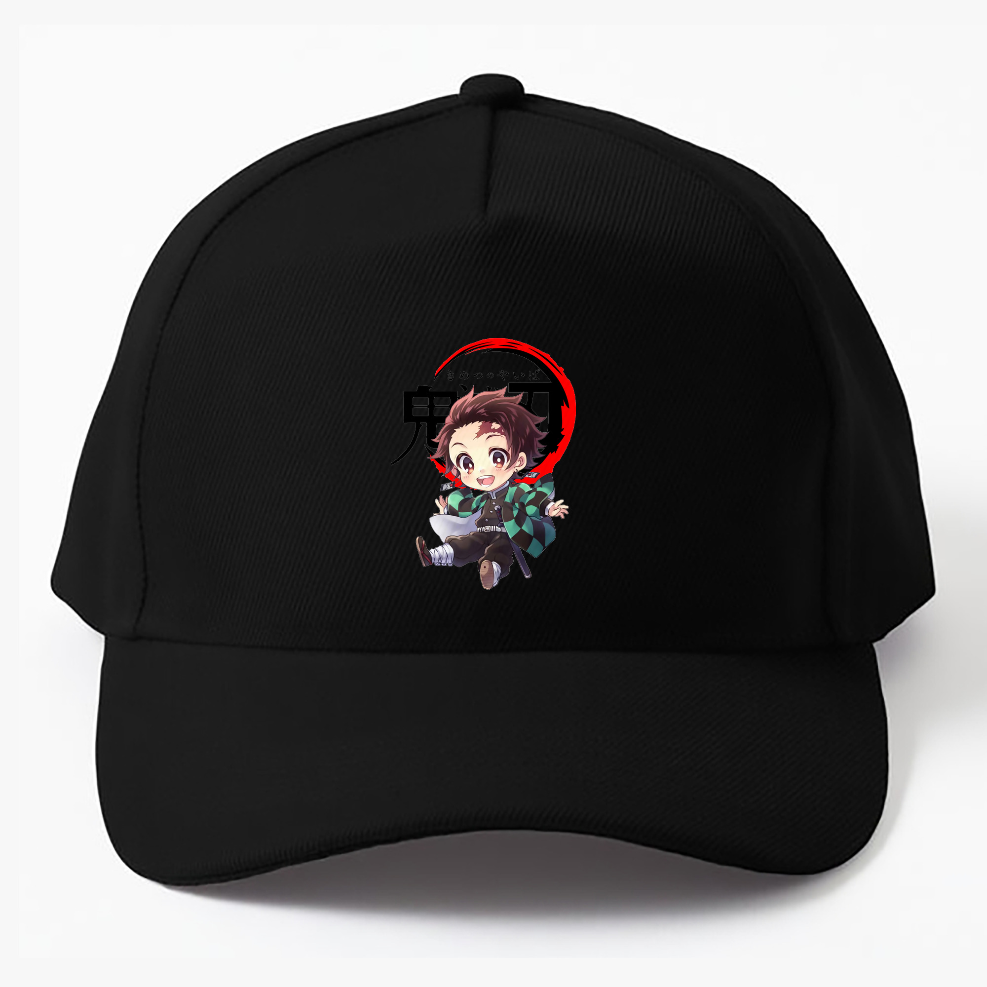 （画像用） 鬼滅の刃 竈門 炭治郎／かまど たんじろう Kamado Tanjirou ベースボールキャップ 綿100％ 男女兼用 帽子 スポーツ