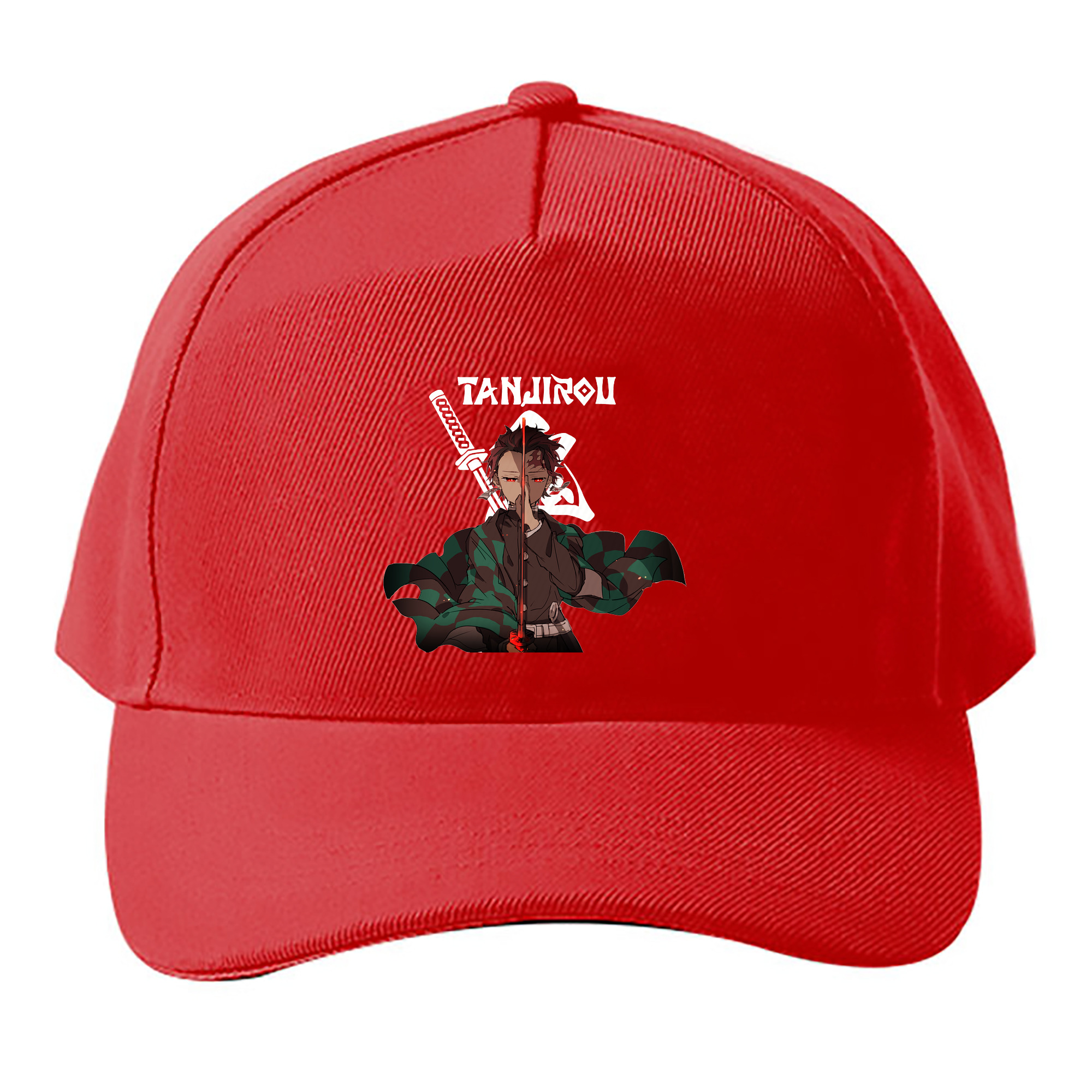 （画像用） 鬼滅の刃 竈門 炭治郎／かまど たんじろう Kamado Tanjirou ベースボールキャップ 綿100％ 男女兼用 帽子 スポーツ