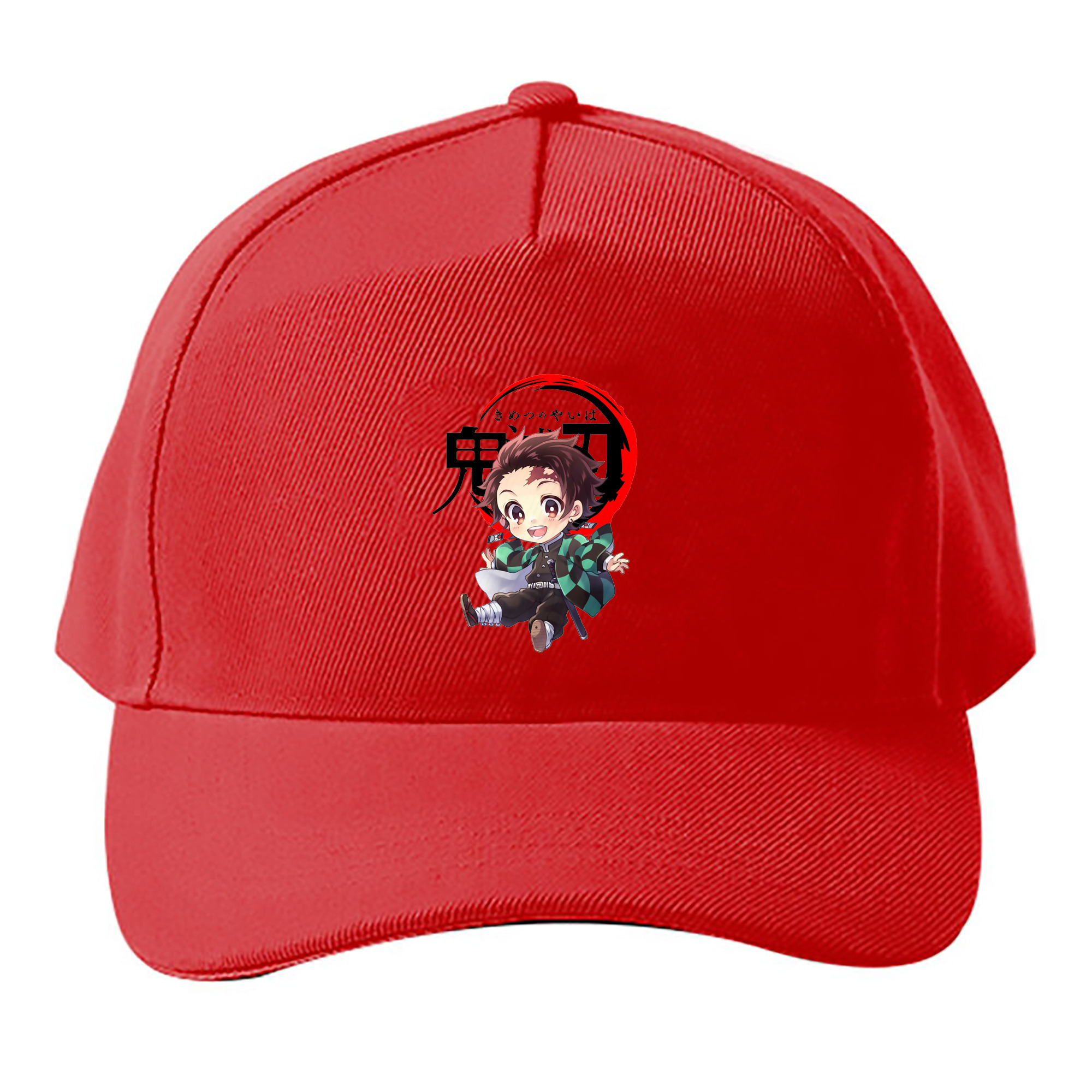 （画像用） 鬼滅の刃 竈門 炭治郎／かまど たんじろう Kamado Tanjirou ベースボールキャップ 綿100％ 男女兼用 帽子 スポーツ