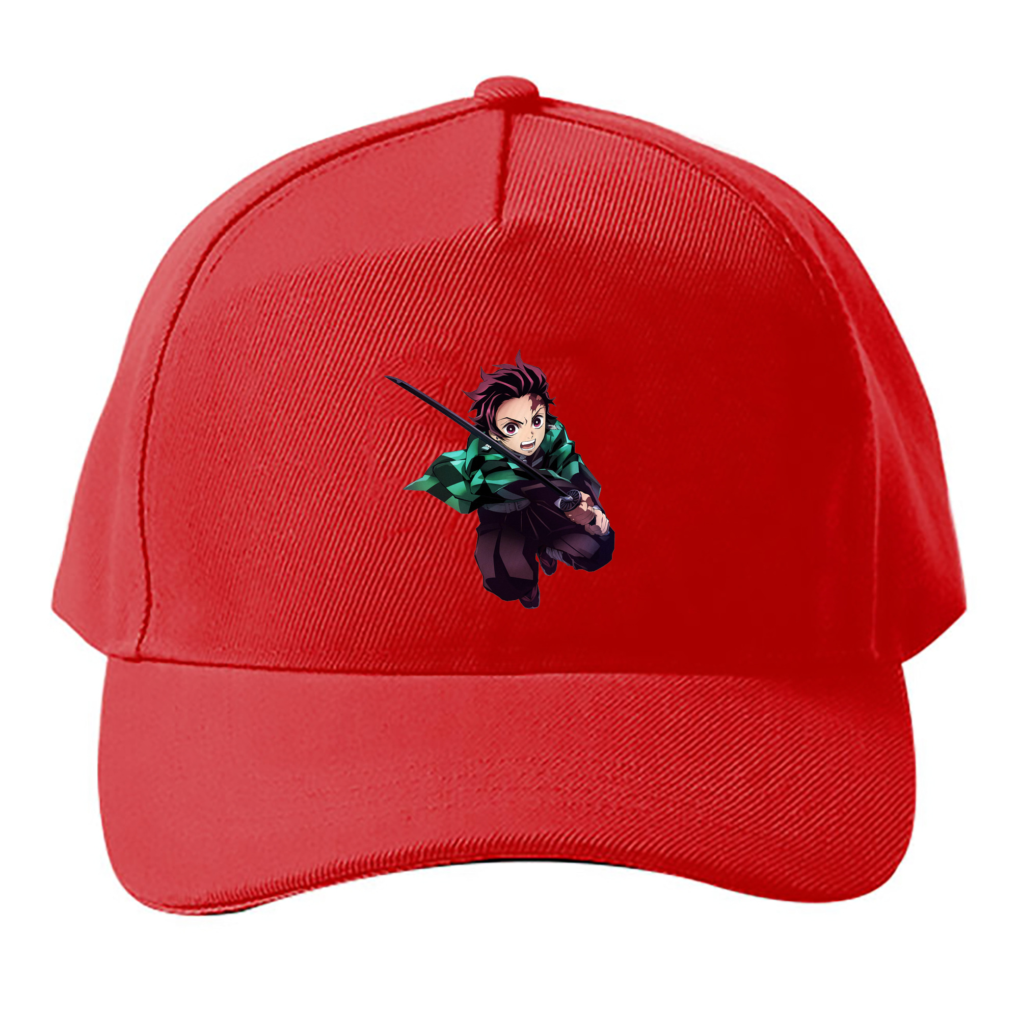 （画像用） 鬼滅の刃 竈門 炭治郎／かまど たんじろう Kamado Tanjirou ベースボールキャップ 綿100％ 男女兼用 帽子 スポーツ