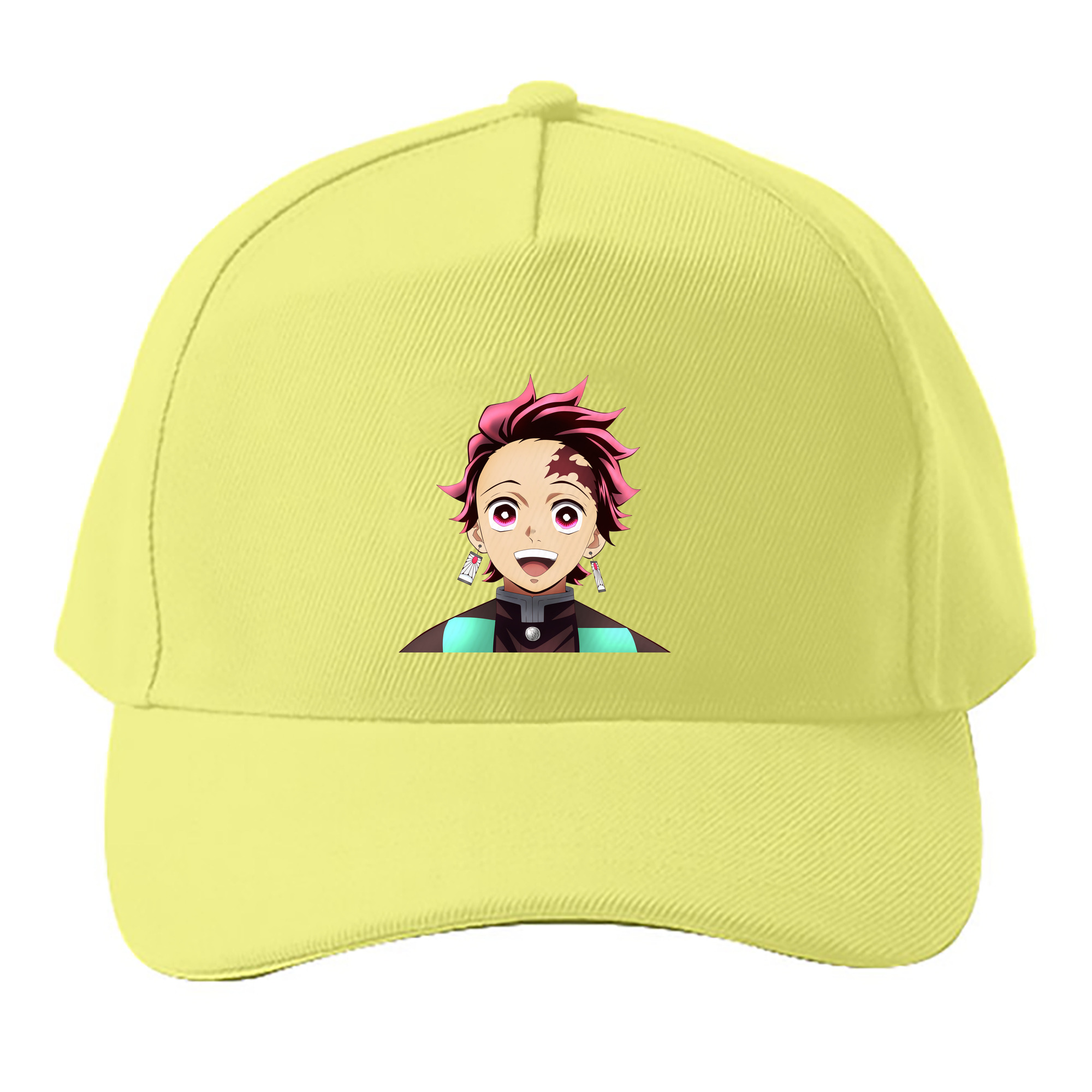 （画像用） 鬼滅の刃 竈門 炭治郎／かまど たんじろう Kamado Tanjirou ベースボールキャップ 綿100％ 男女兼用 帽子 スポーツ
