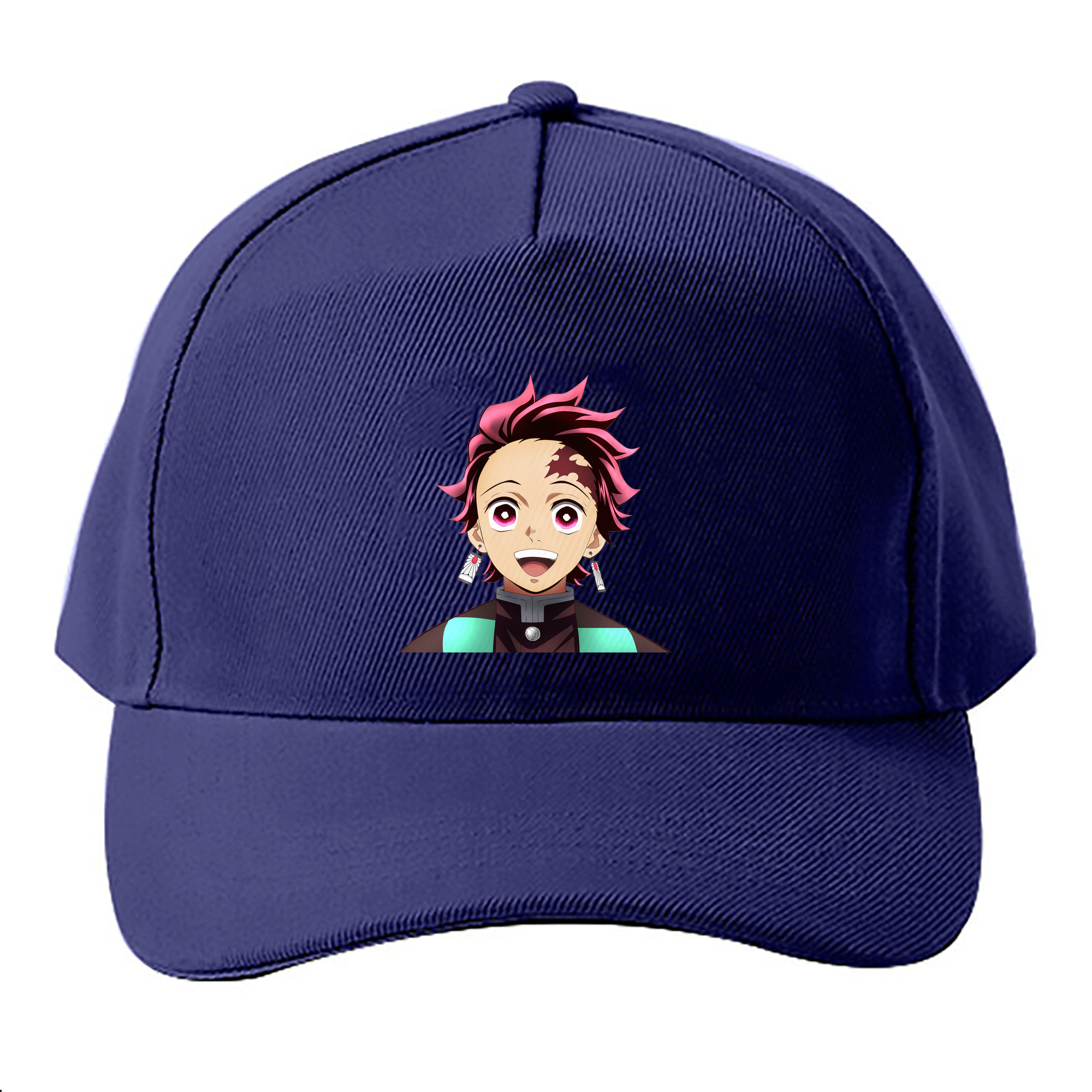 （画像用） 鬼滅の刃 竈門 炭治郎／かまど たんじろう Kamado Tanjirou ベースボールキャップ 綿100％ 男女兼用 帽子 スポーツ