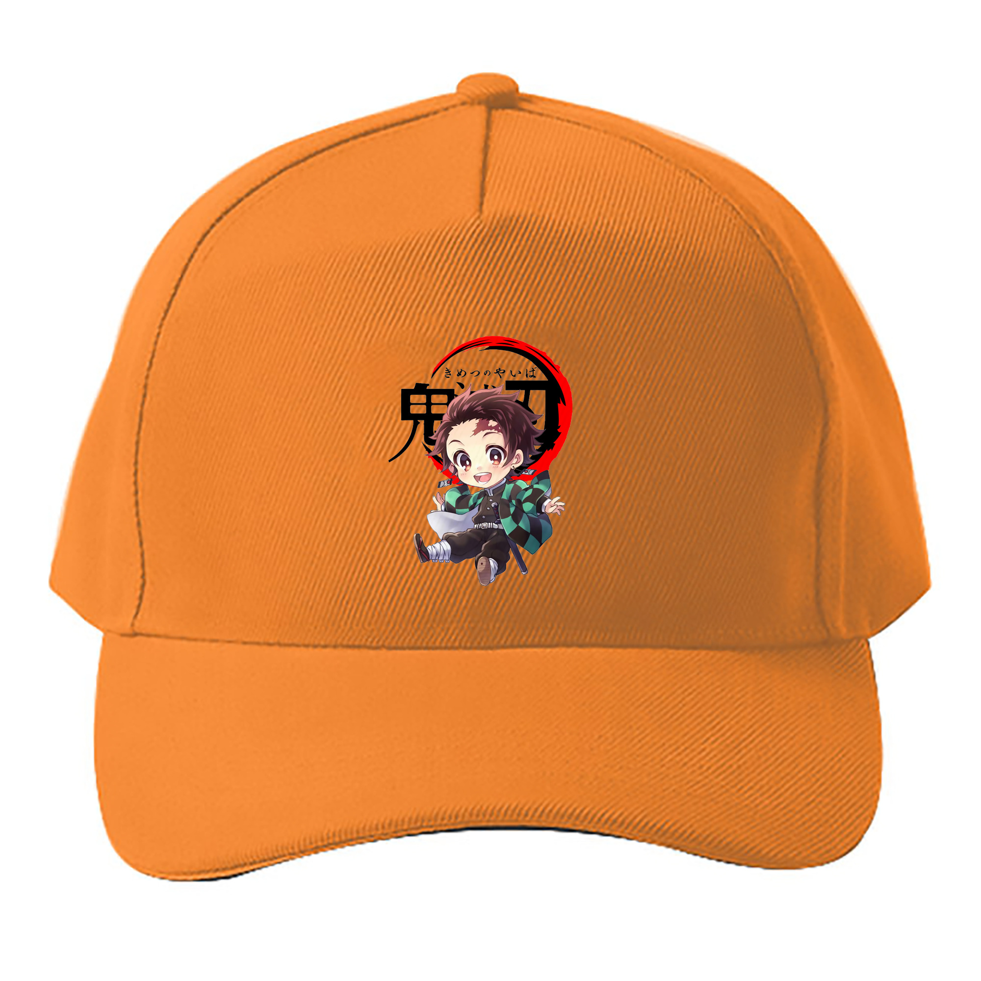 （画像用） 鬼滅の刃 竈門 炭治郎／かまど たんじろう Kamado Tanjirou ベースボールキャップ 綿100％ 男女兼用 帽子 スポーツ