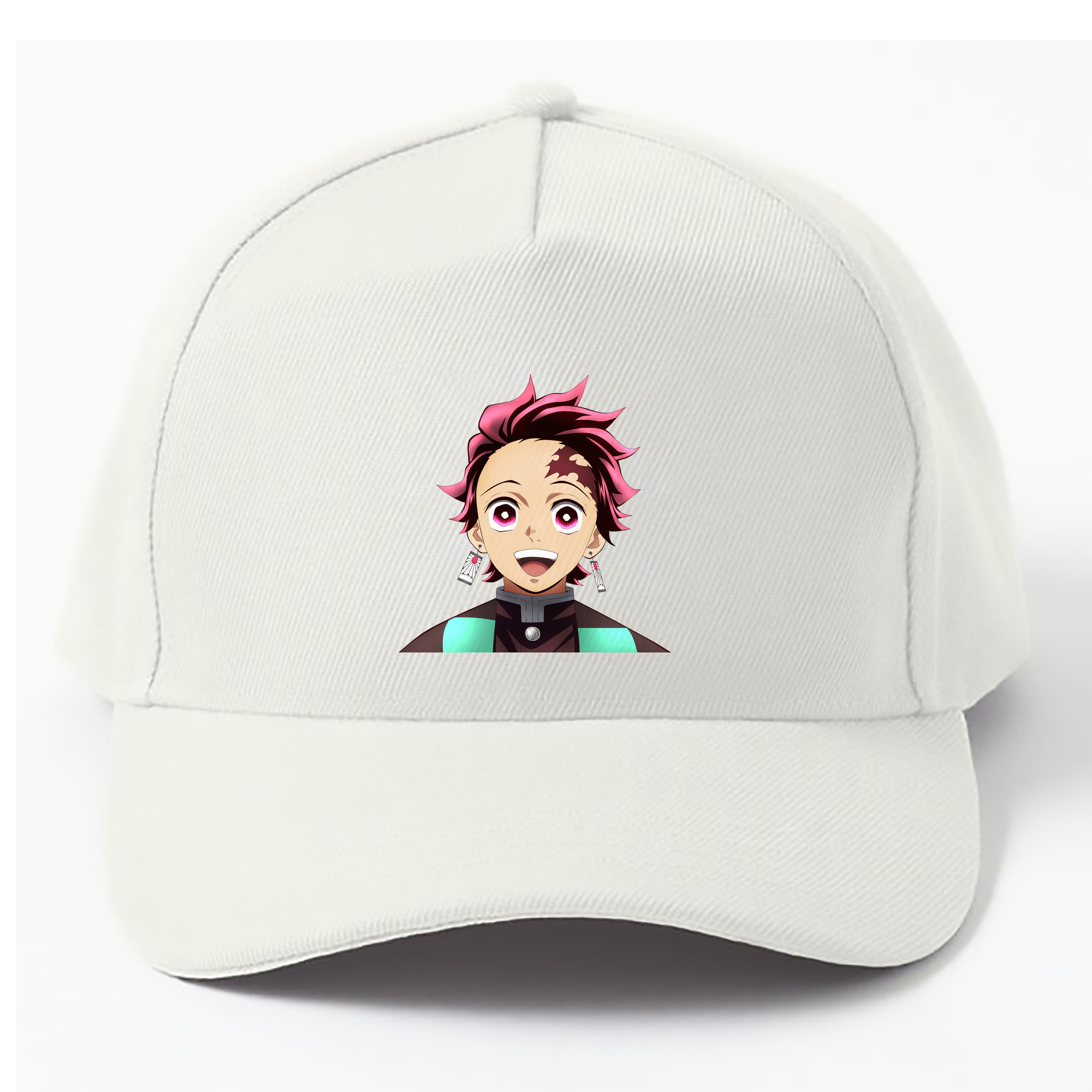 （画像用） 鬼滅の刃 竈門 炭治郎／かまど たんじろう Kamado Tanjirou ベースボールキャップ 綿100％ 男女兼用 帽子 スポーツ