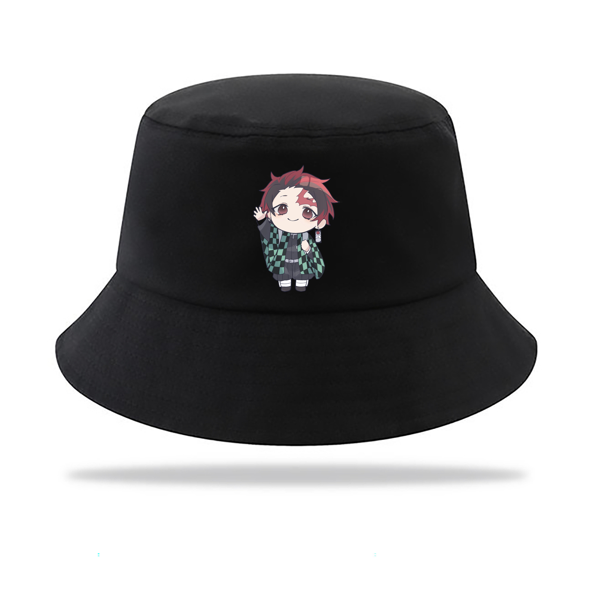 （画像用） 鬼滅の刃 竈門 炭治郎／かまど たんじろう Kamado Tanjirou アウトドア日除けバケットハット