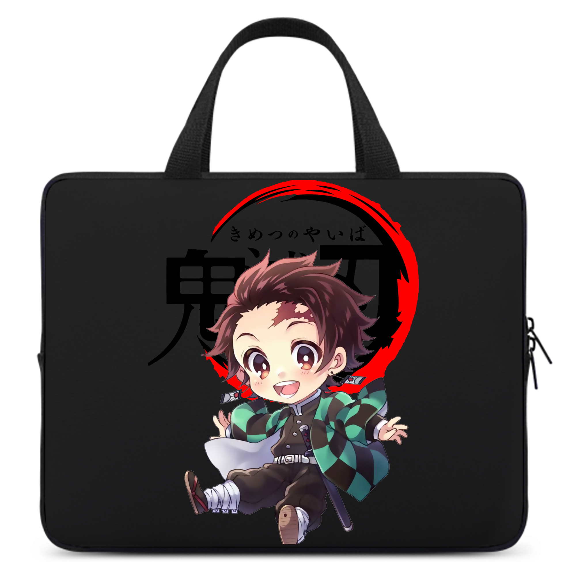 （画像用） 鬼滅の刃 竈門 炭治郎／かまど たんじろう Kamado Tanjirou 手提げノートパソコンバッグ