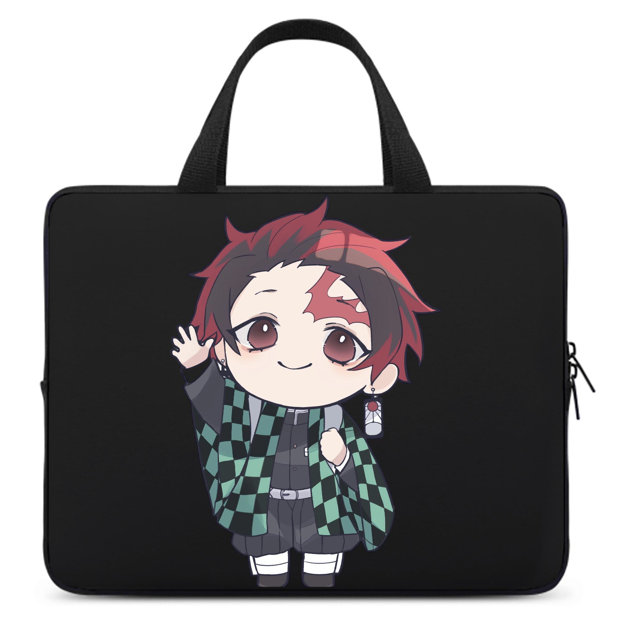 （画像用） 鬼滅の刃 竈門 炭治郎／かまど たんじろう Kamado Tanjirou 手提げノートパソコンバッグ